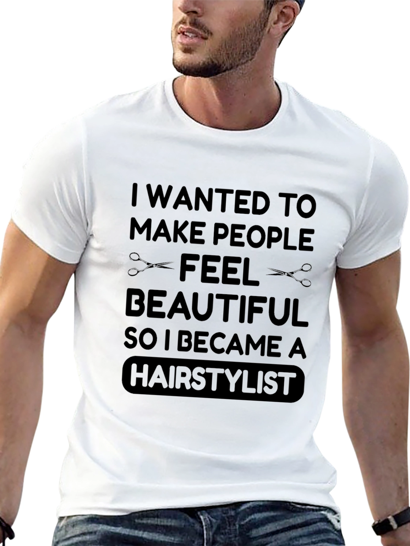 Hairstylist T-Shirt - Feel Beautiful