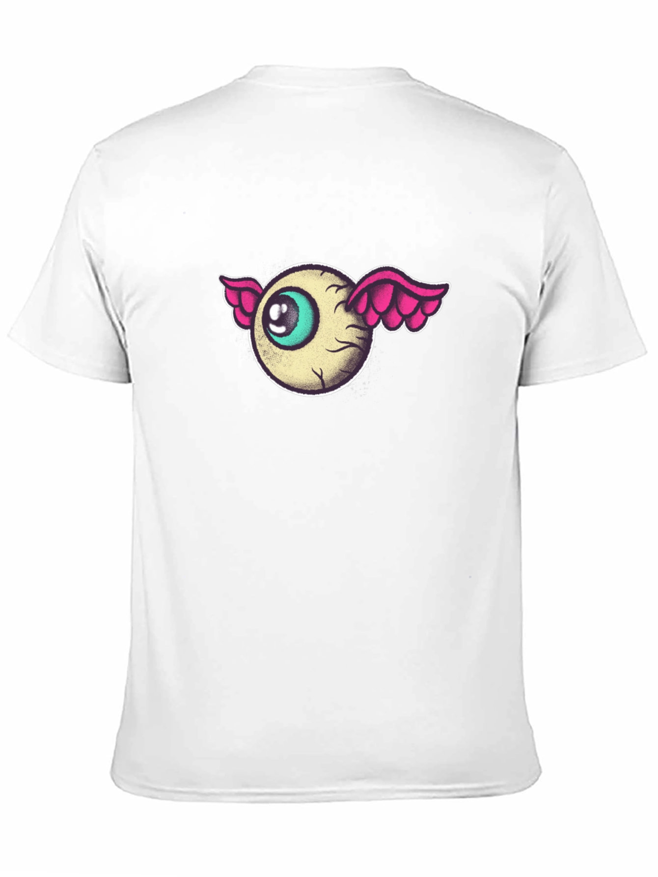 Eye With Wings Graphic Black T-Shirt