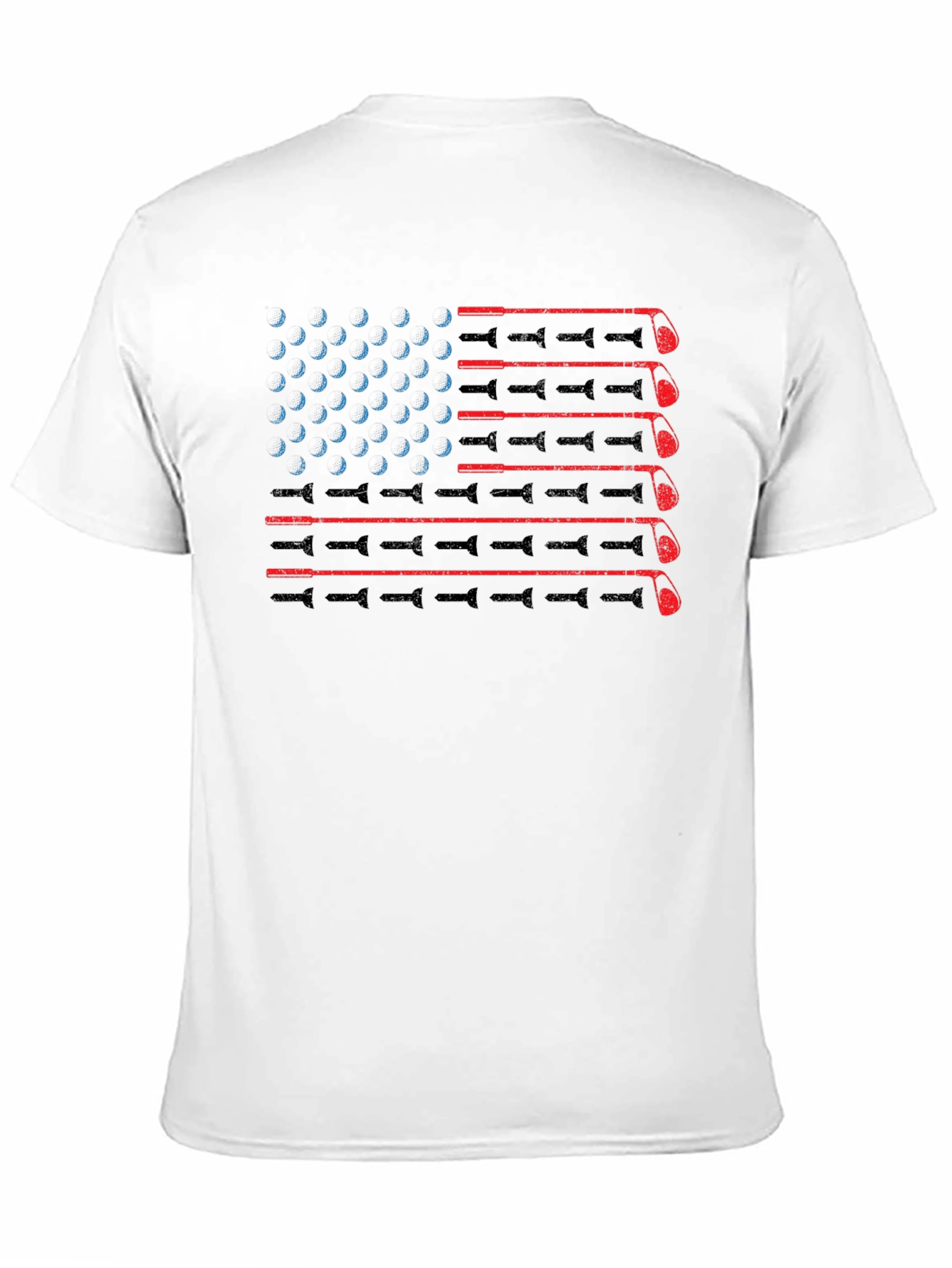 Golf American Flag T-Shirt