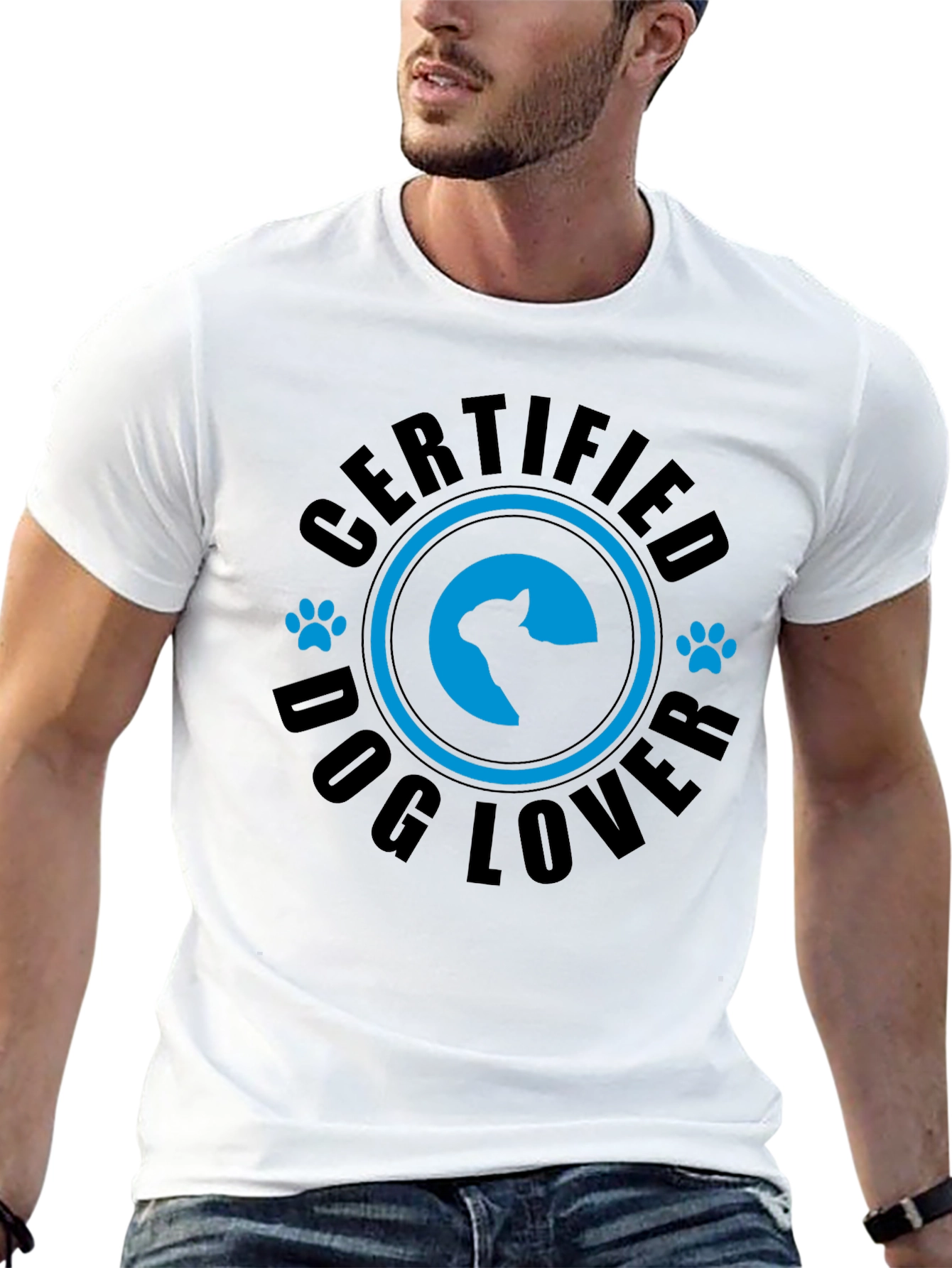 Certified Dog Lover Graphic Tee