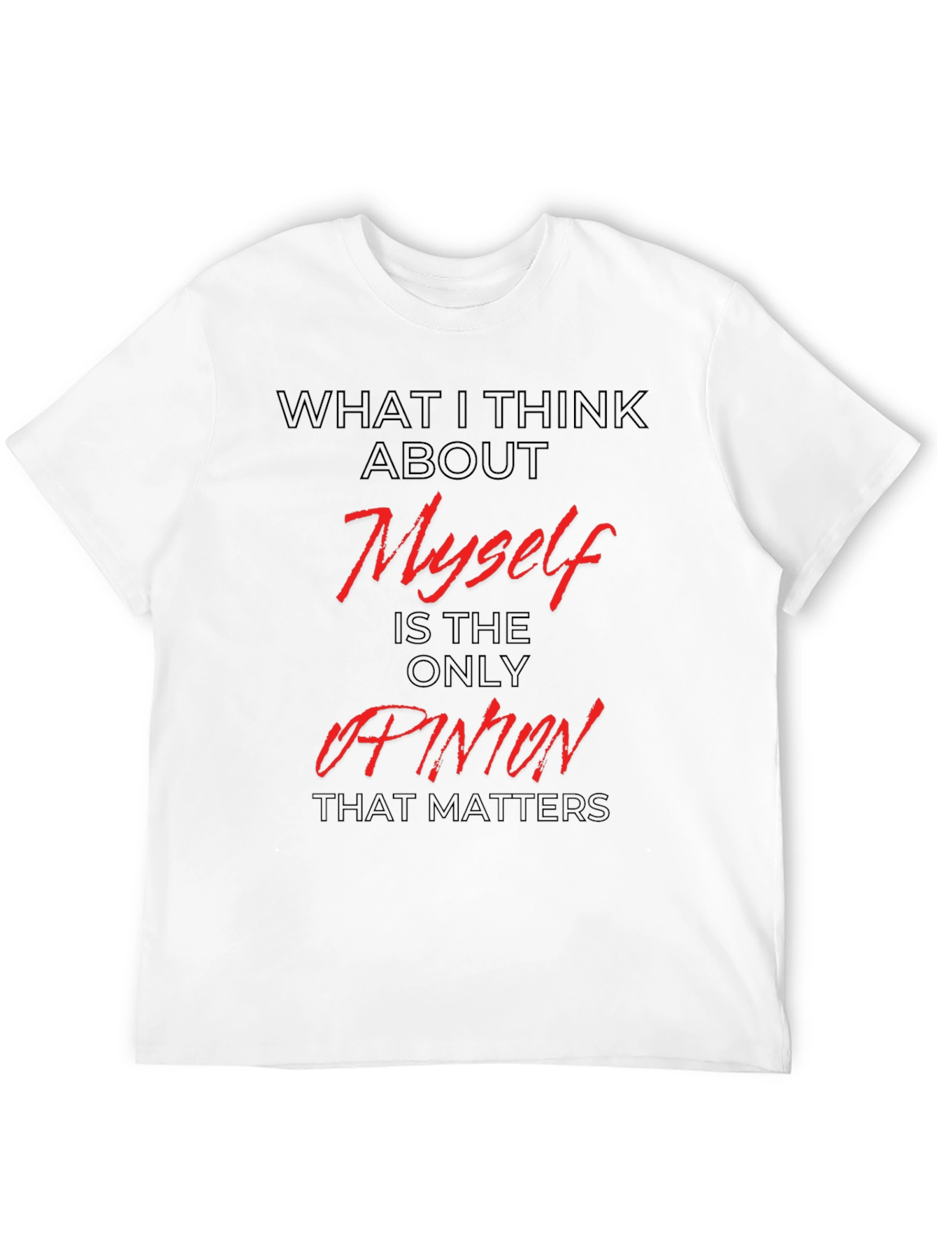 My Opinion Matters Graphic Tee - Black