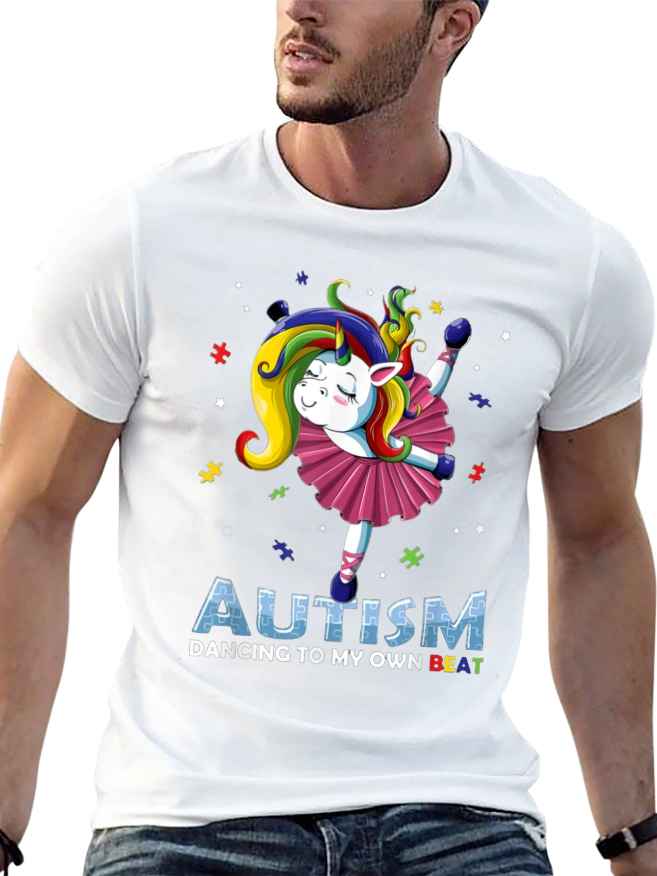 Autism Awareness Unicorn Dance T-Shirt