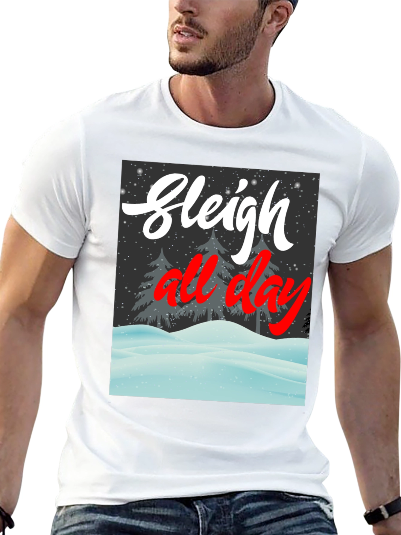 Sleigh All Day Graphic Tee