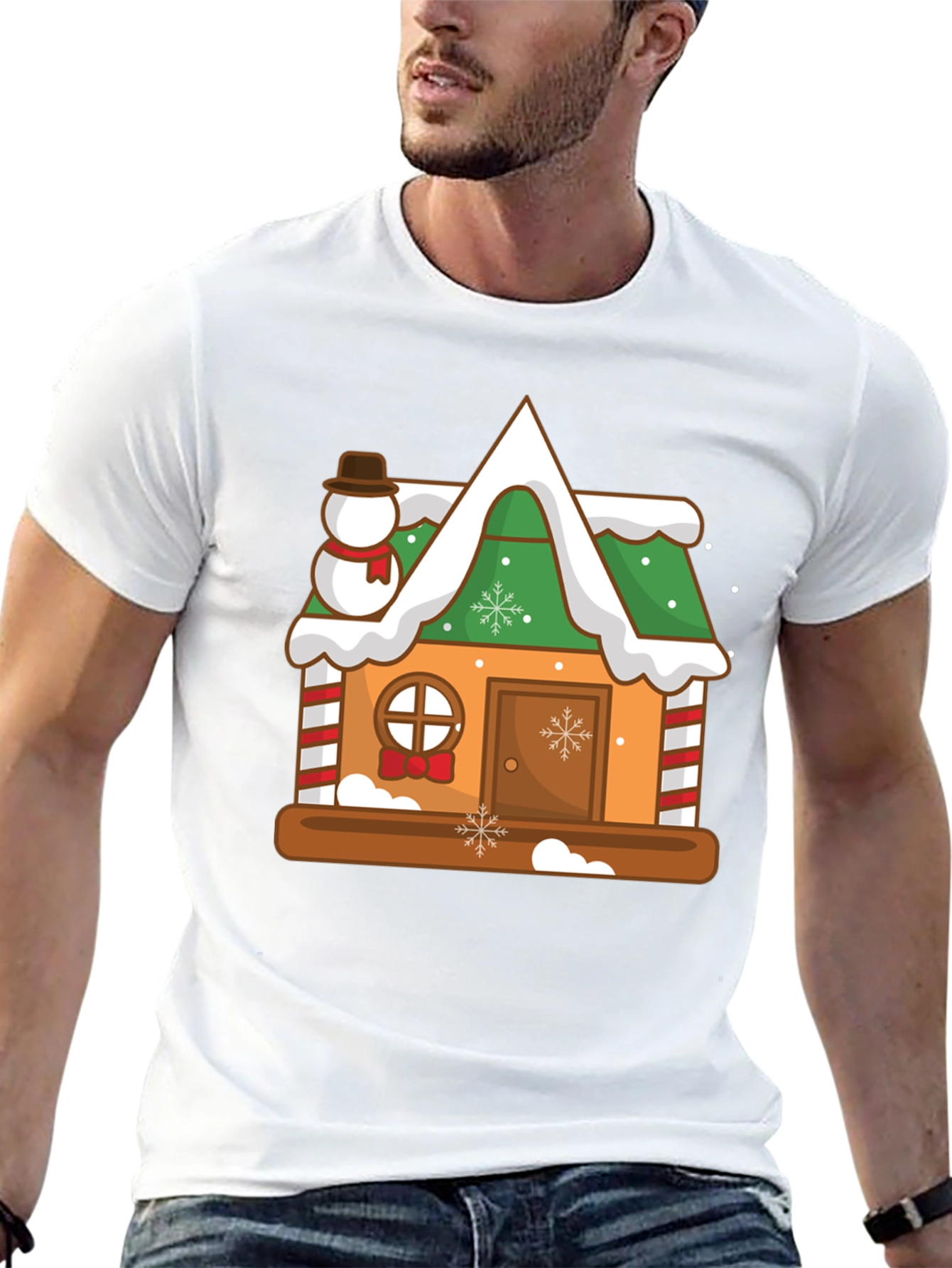 Gingerbread House Christmas T-Shirt