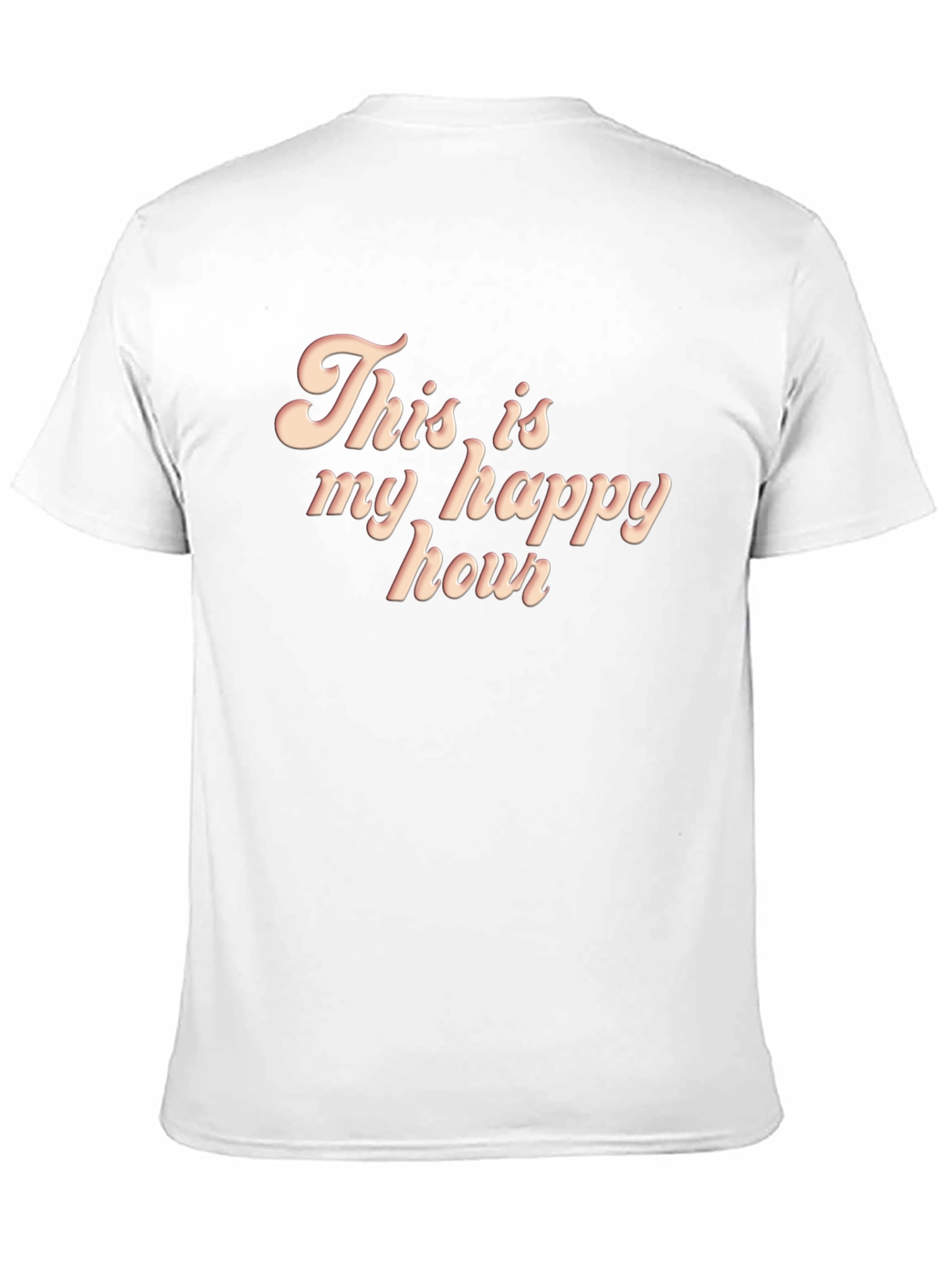 Happy Hour Graphic Tee - Retro Style T-Shirt