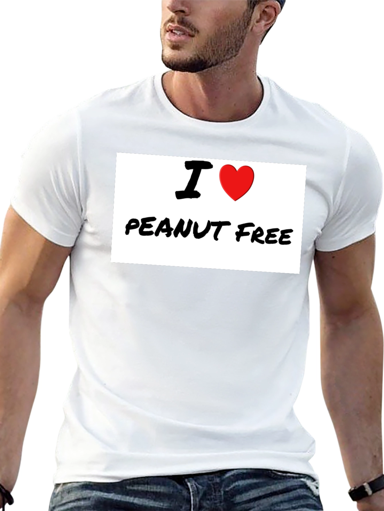 I Heart Peanut Free T-Shirt - Allergy Awareness