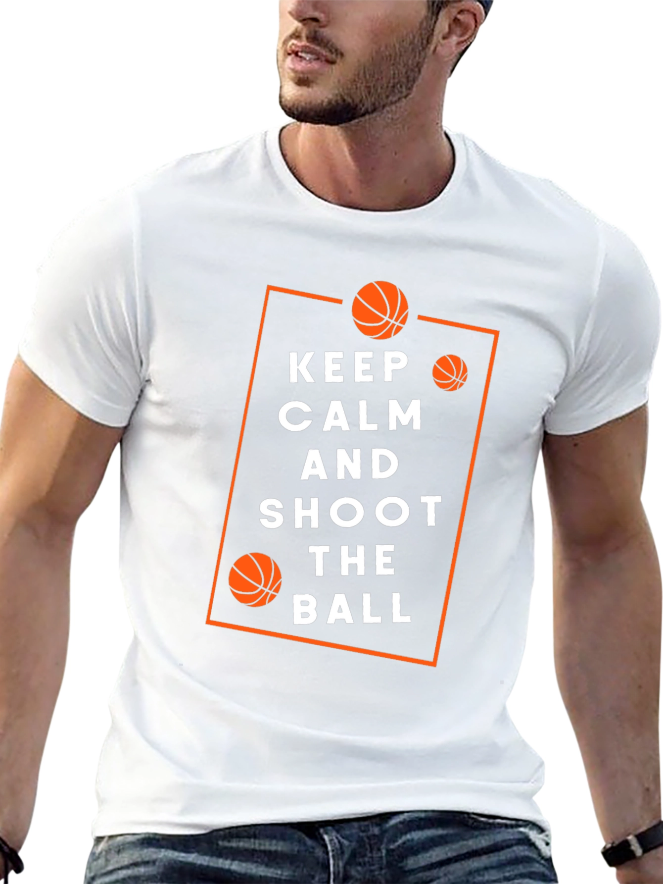 Keep Calm & Shoot Basketball T-Shirt