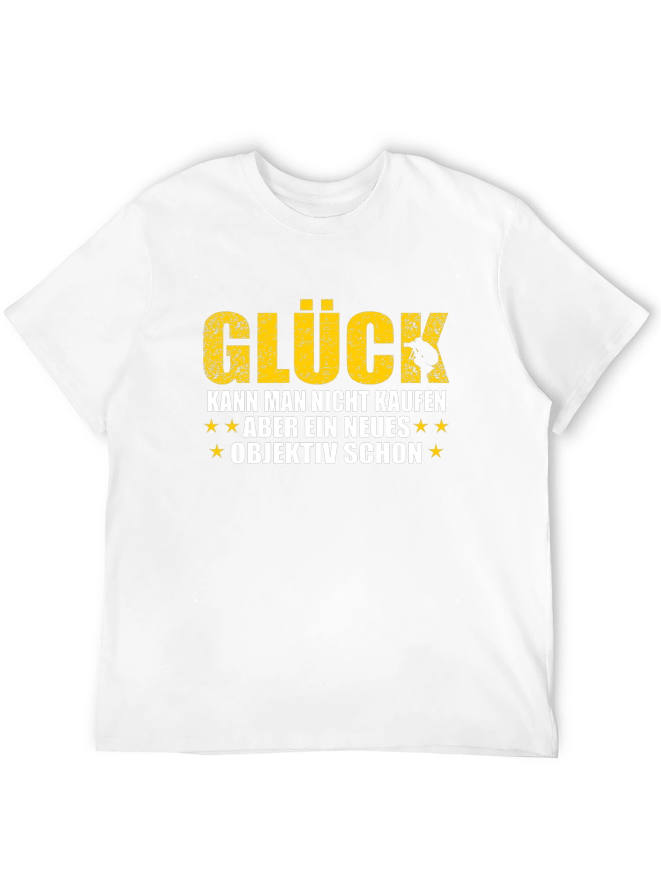 Gluck T-Shirt - Happiness Photo Quote - Photographer Gift