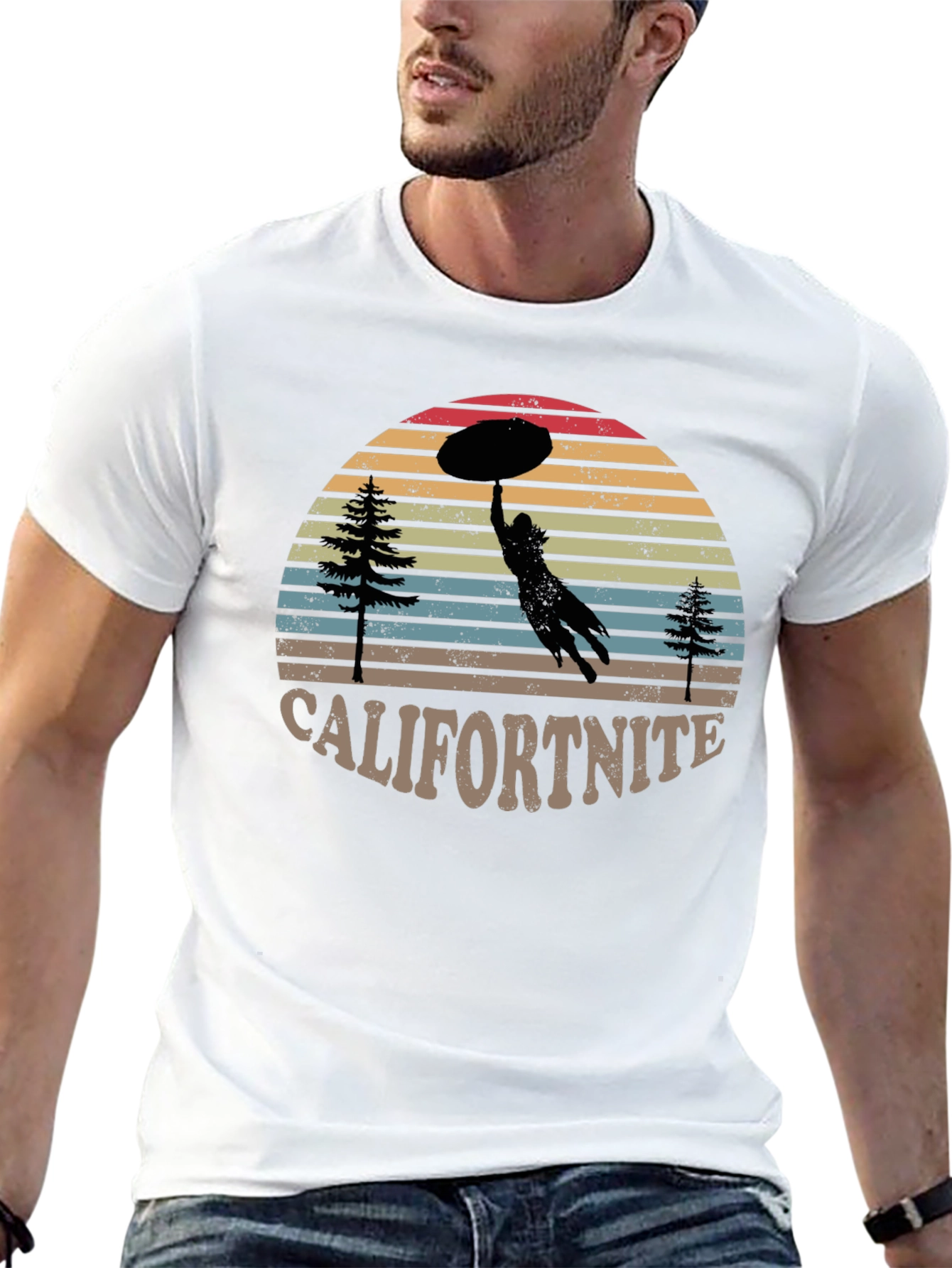 Califortnite Graphic T-Shirt - Retro Design