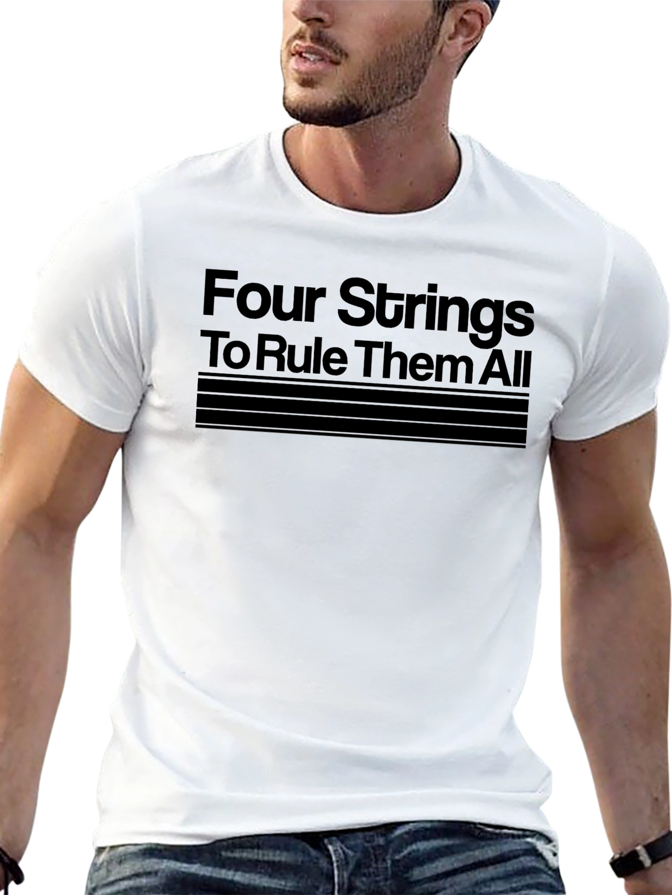 Four Strings to Rule Them All T-Shirt