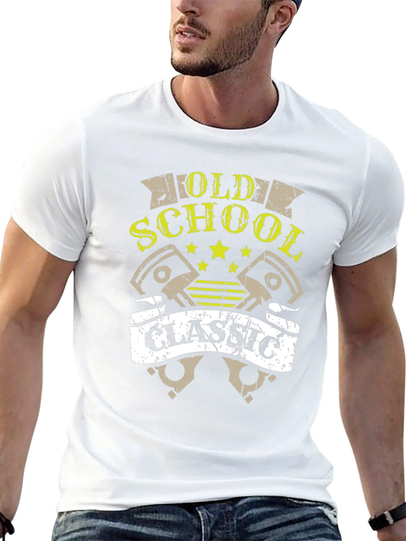 Old School Classic Graphic T-Shirt