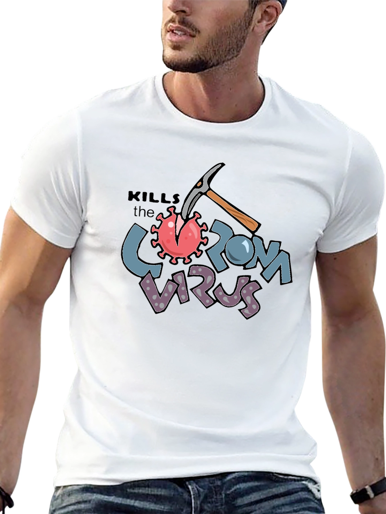 Corona Virus Killer Graphic T-Shirt