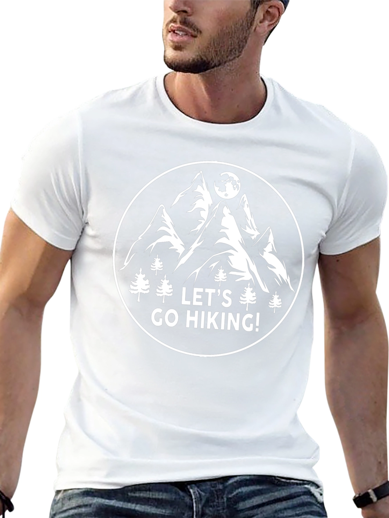 Lets Go Hiking! Mountain T-Shirt