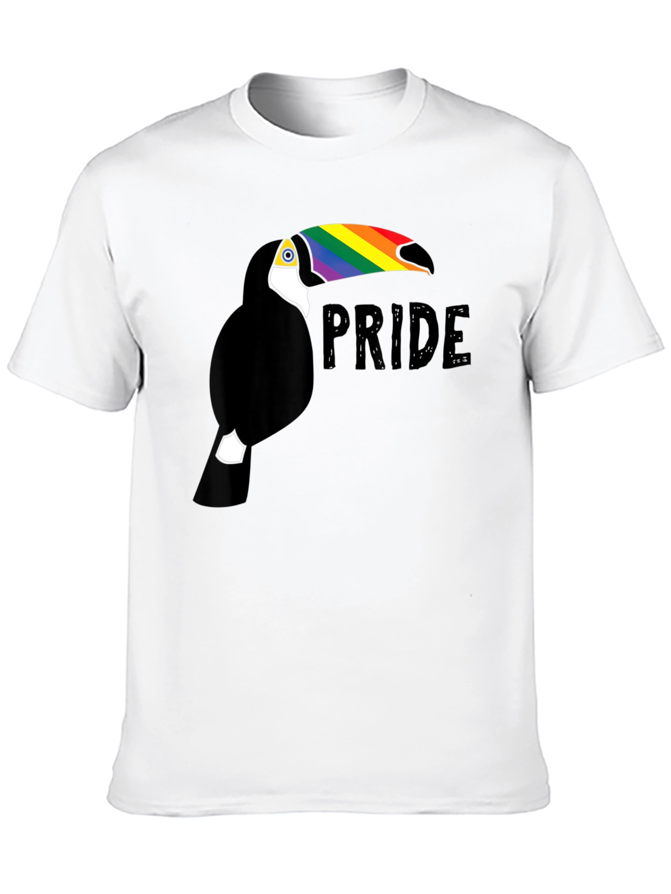 Pride Toucan Graphic Tee - Black