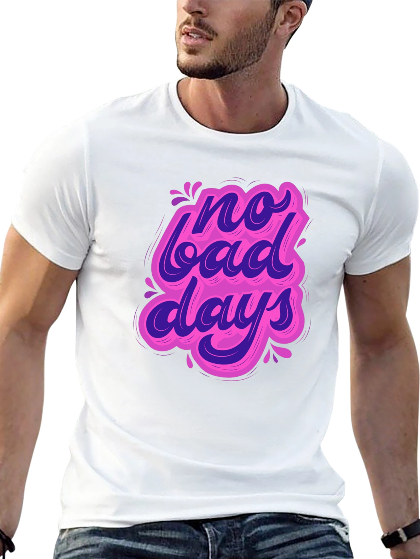 No Bad Days Graphic Tee - Black