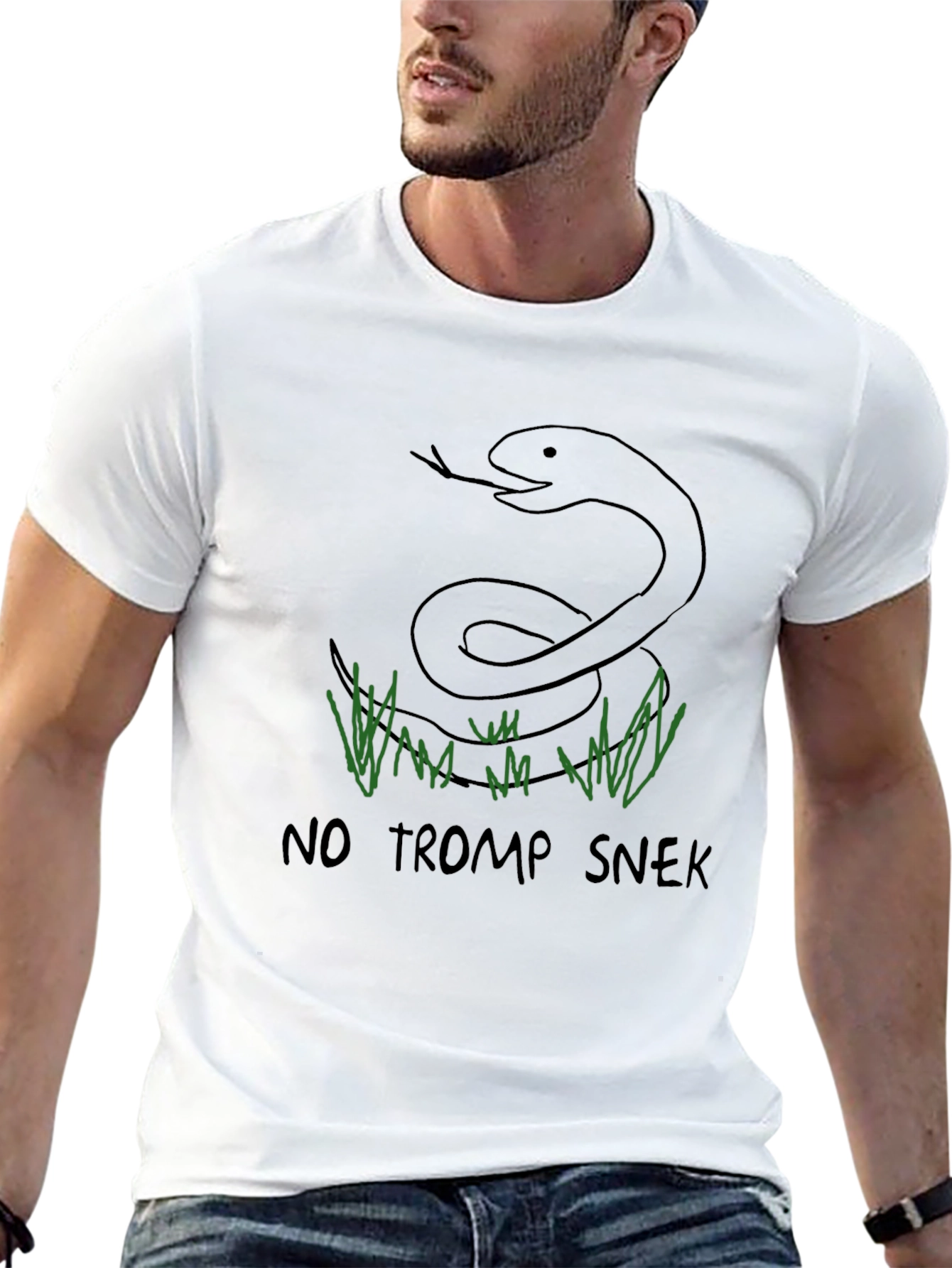 No Tromp Snek T-Shirt - Black