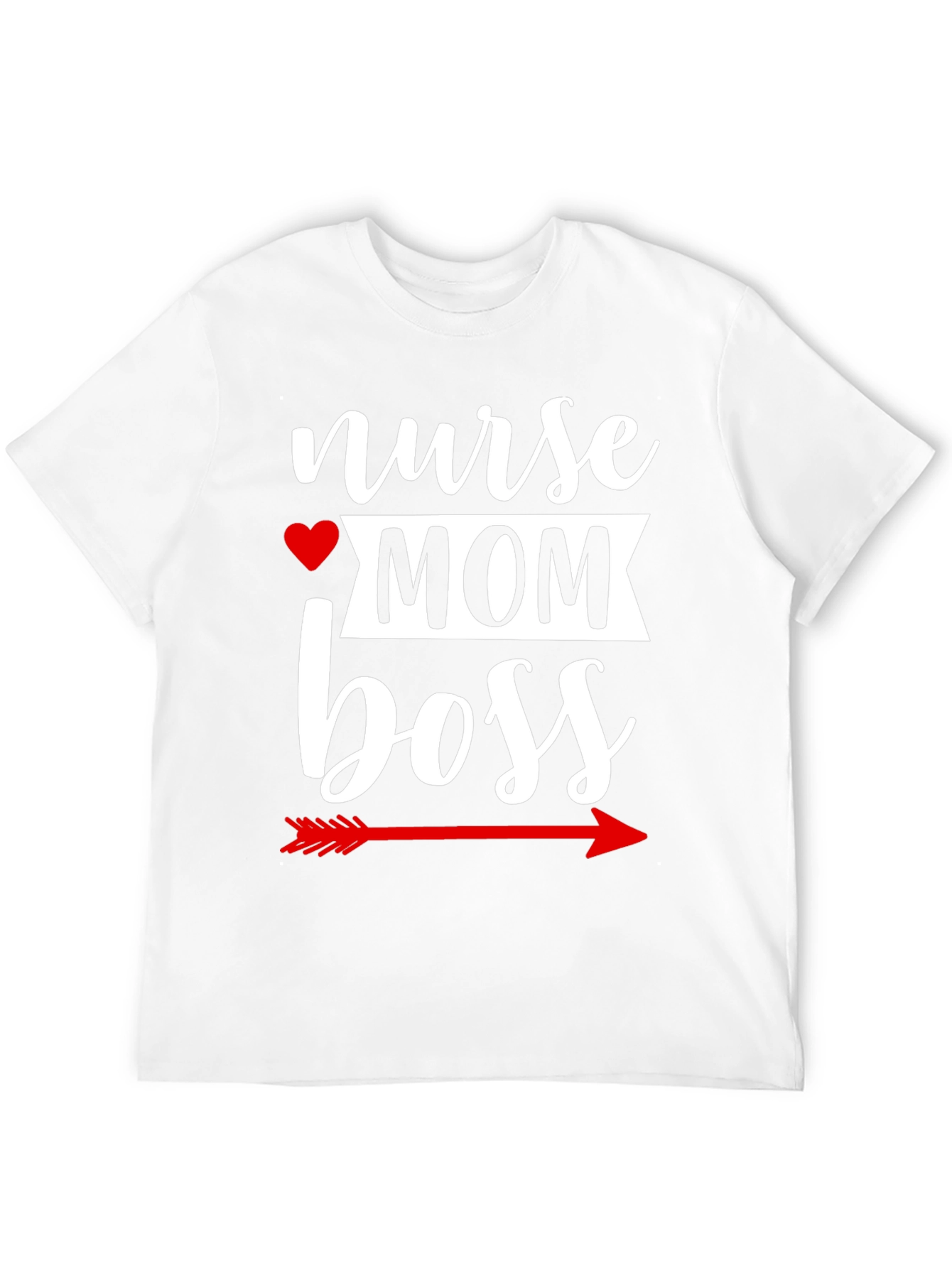 Nurse Mom Boss Graphic T-Shirt