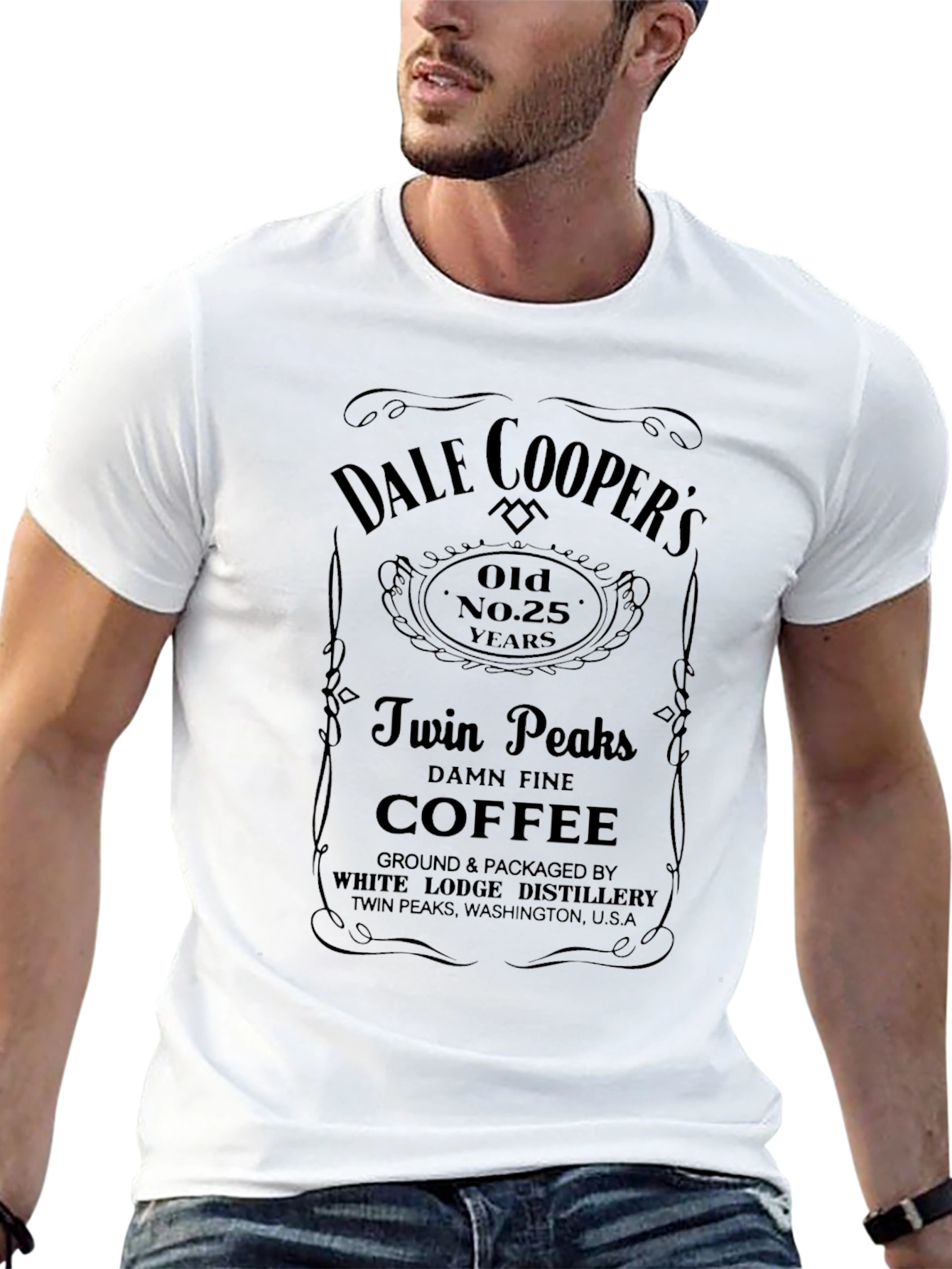 Dale Coopers Twin Peaks Coffee T-Shirt