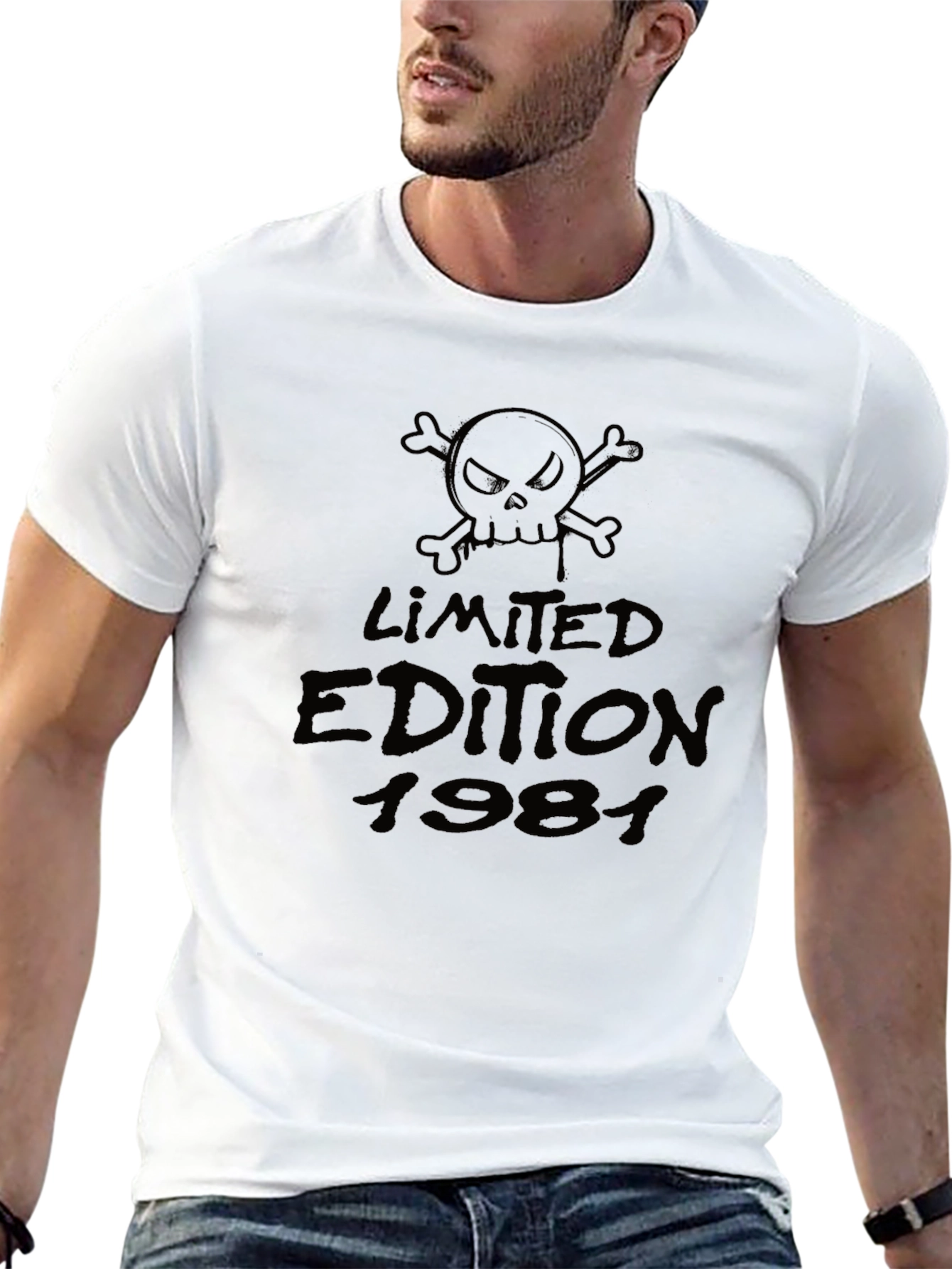 Limited Edition 1981 Skull Graphic T-Shirt