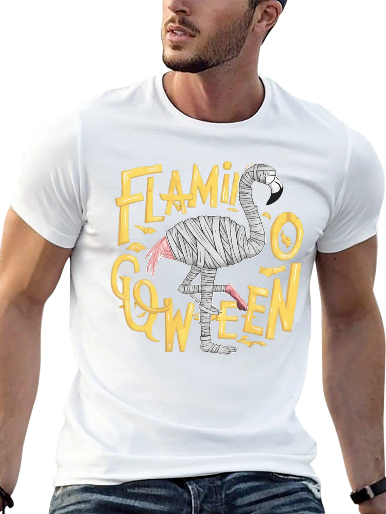 Flamingo-ween Halloween T-Shirt