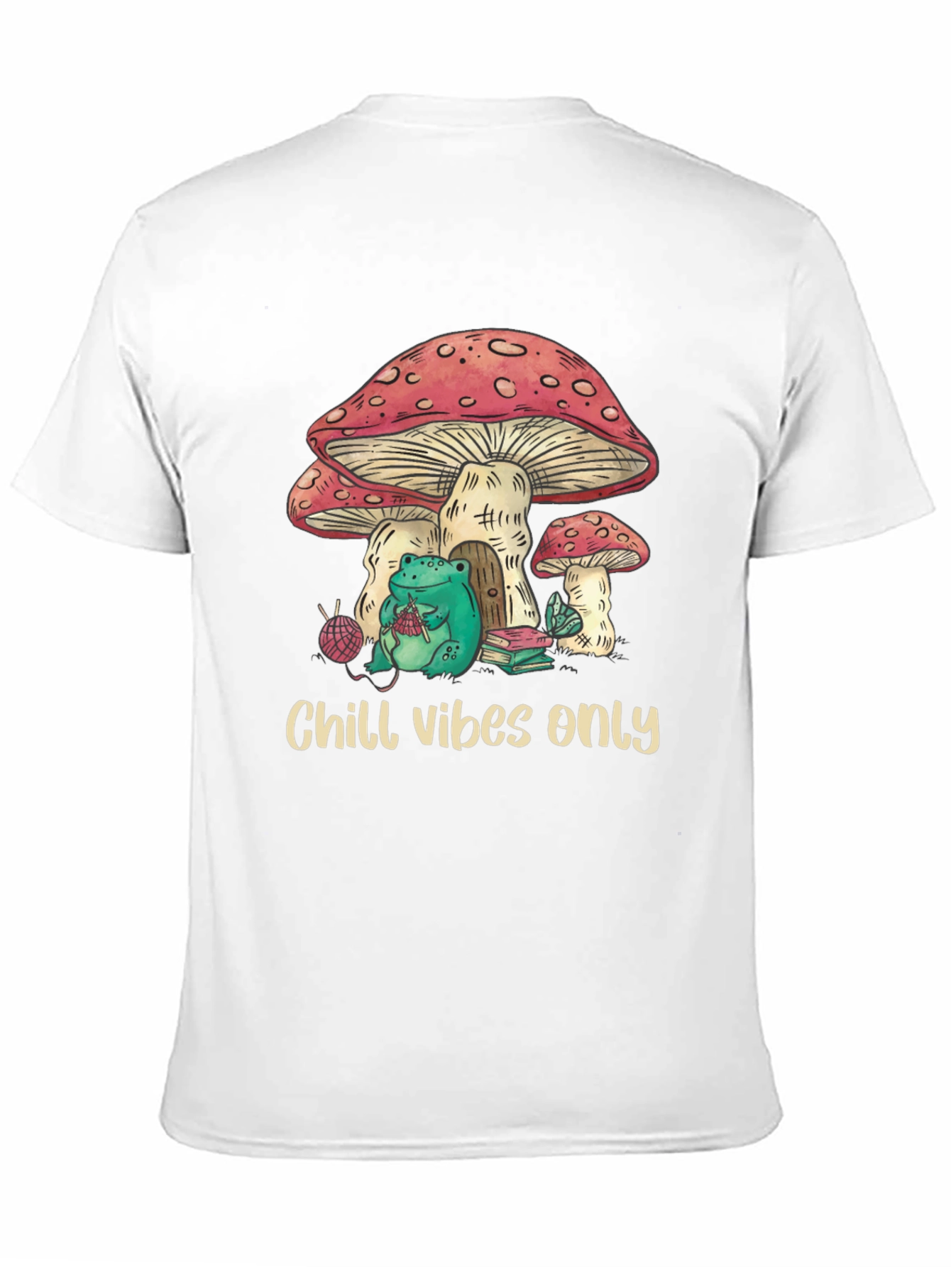 Chill Vibes Only Frog Mushroom T-Shirt