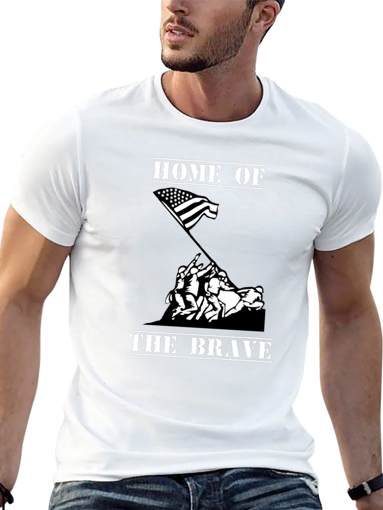 Home of the Brave Graphic T-Shirt
