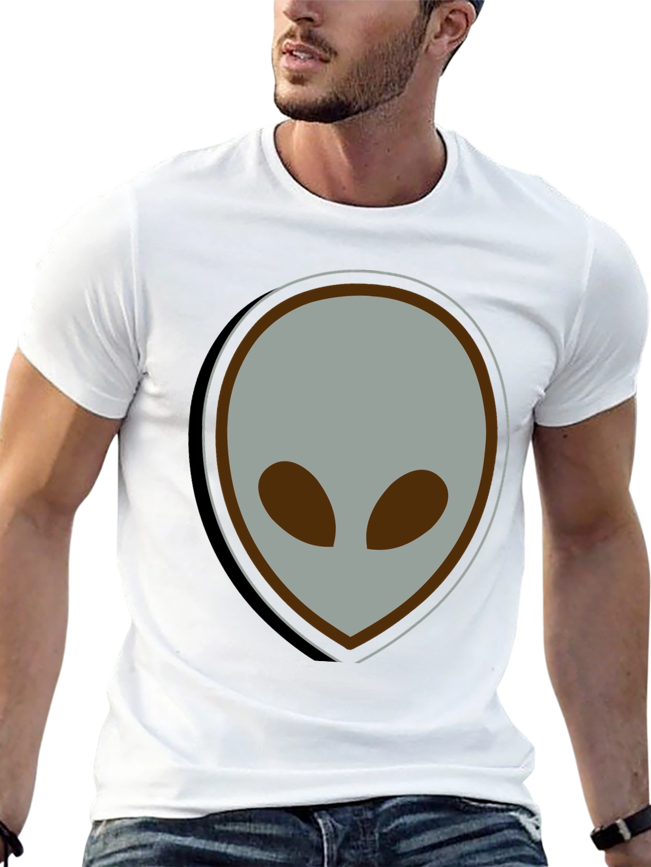Alien Graphic Tee - Unisex Black T-Shirt