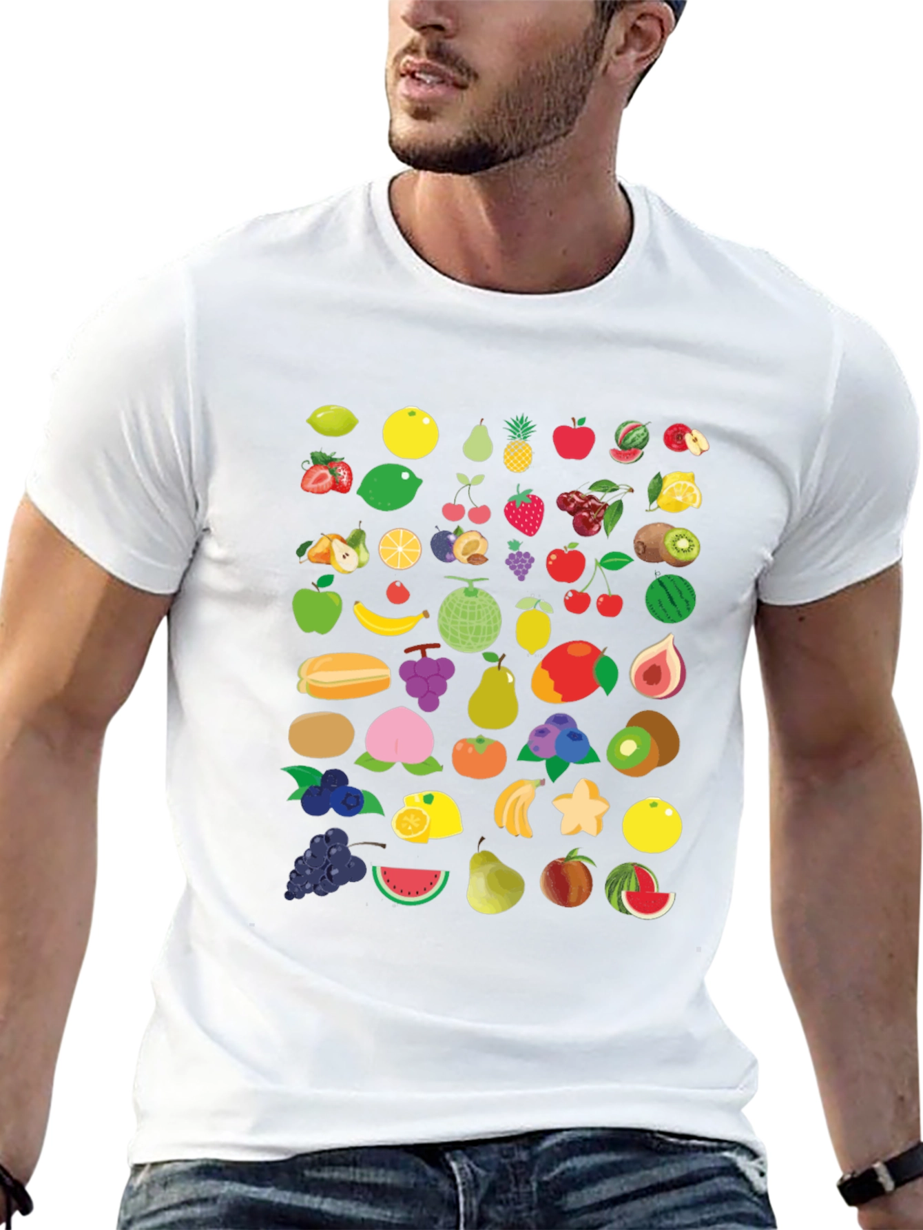 Fruit Print T-Shirt