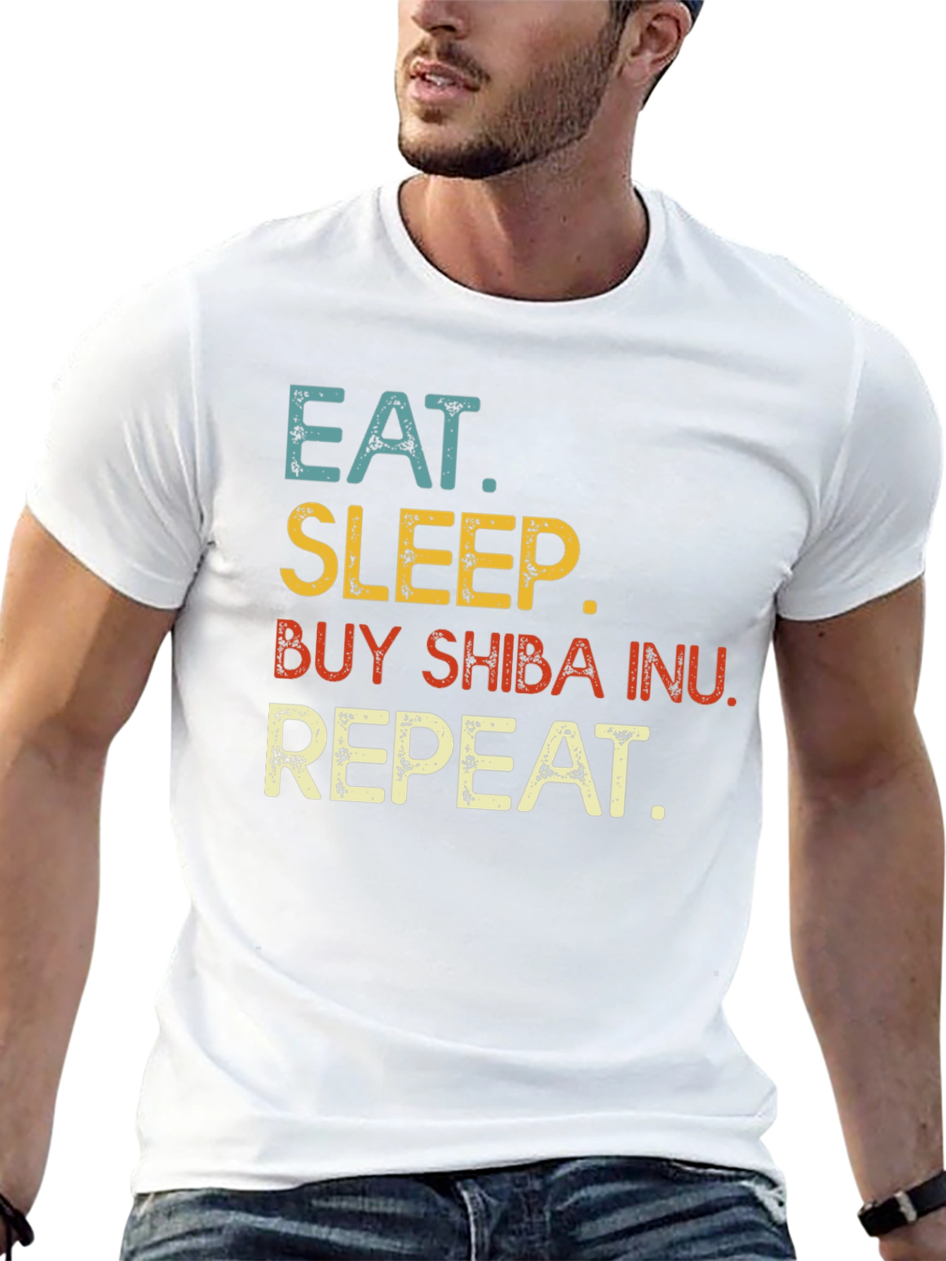 Eat Sleep Buy Shiba Inu Repeat T-Shirt