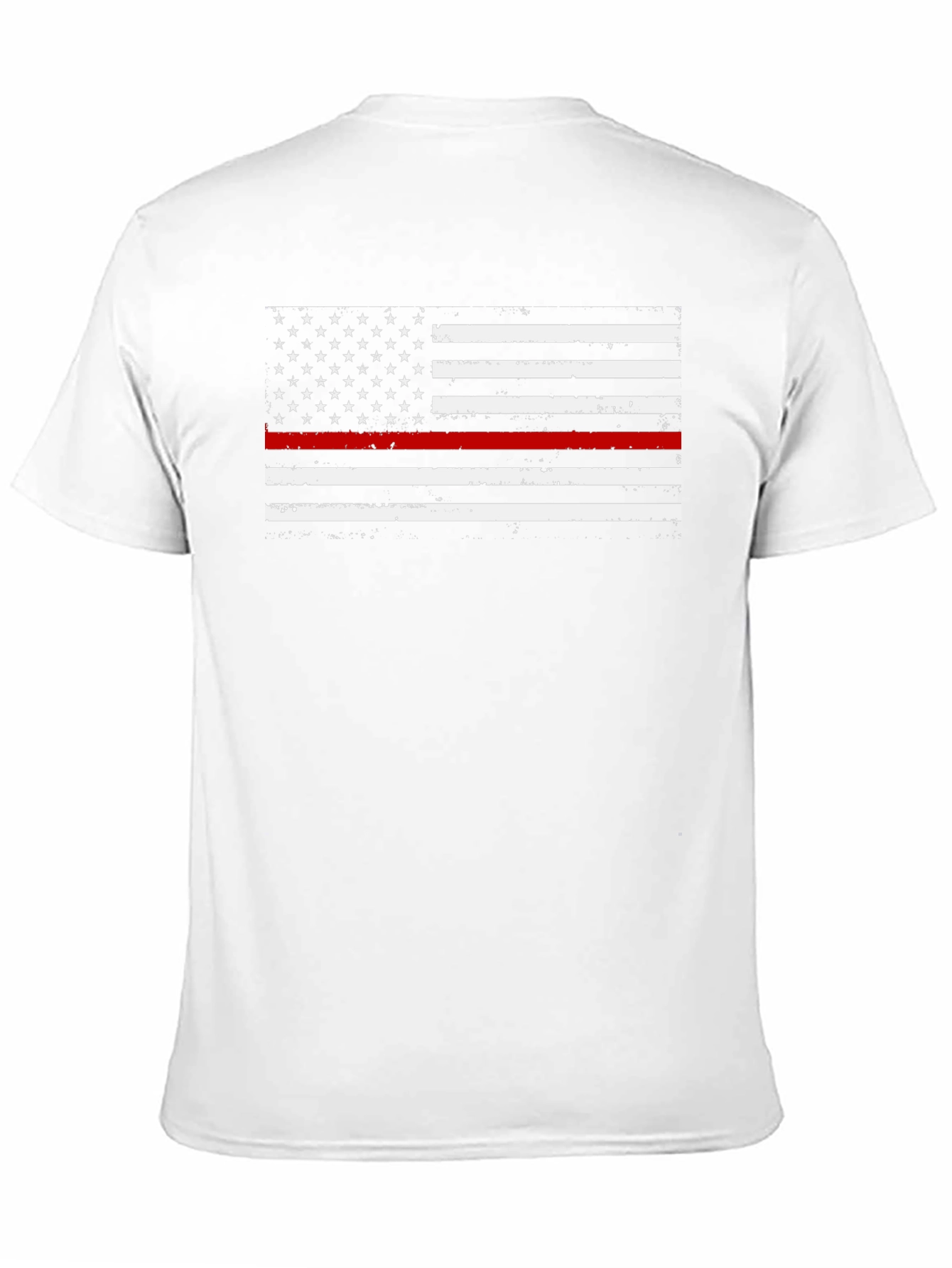 Thin Red Line American Flag Graphic Tee
