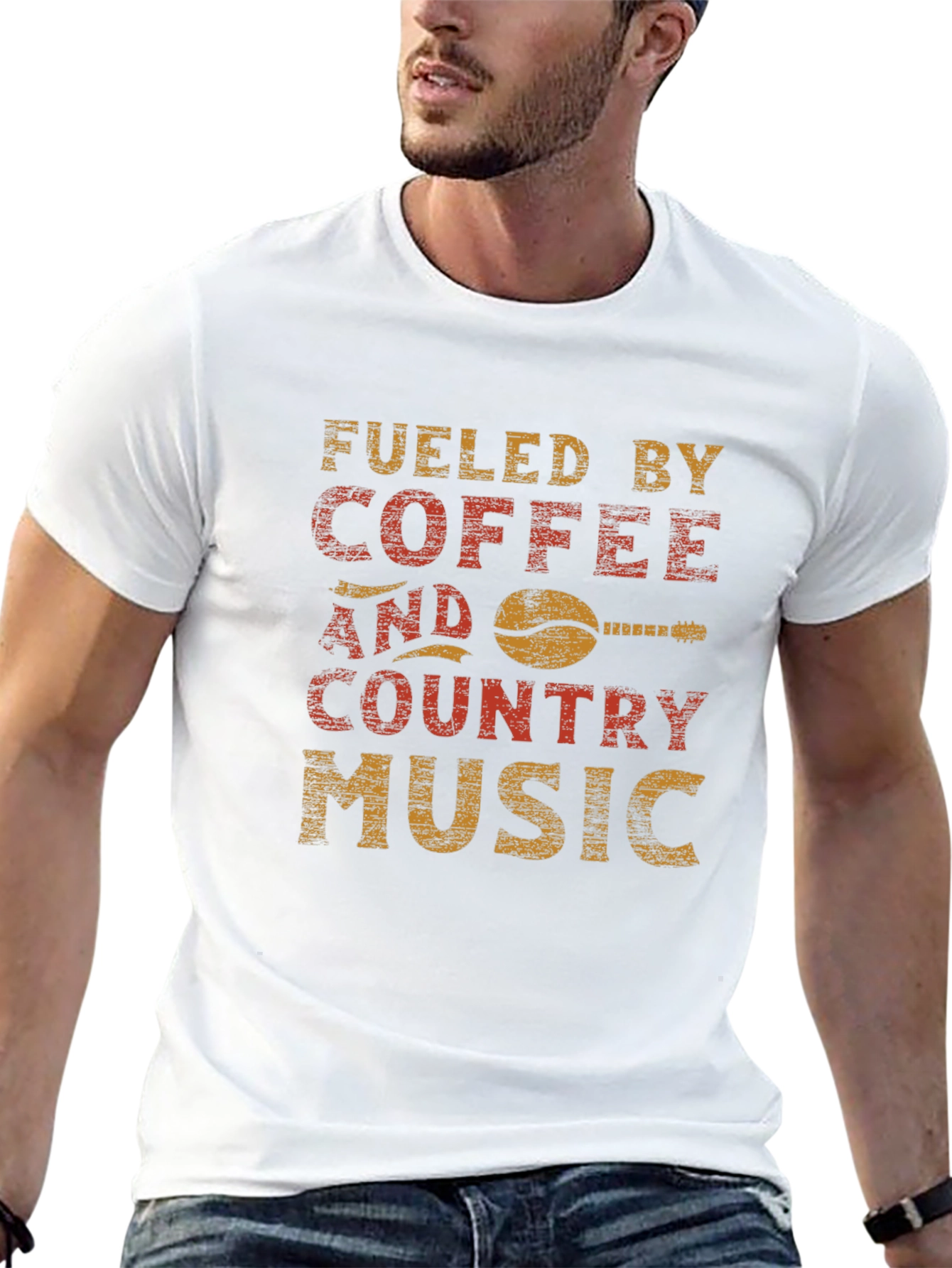 Fueled by Coffee and Country Music T-Shirt
