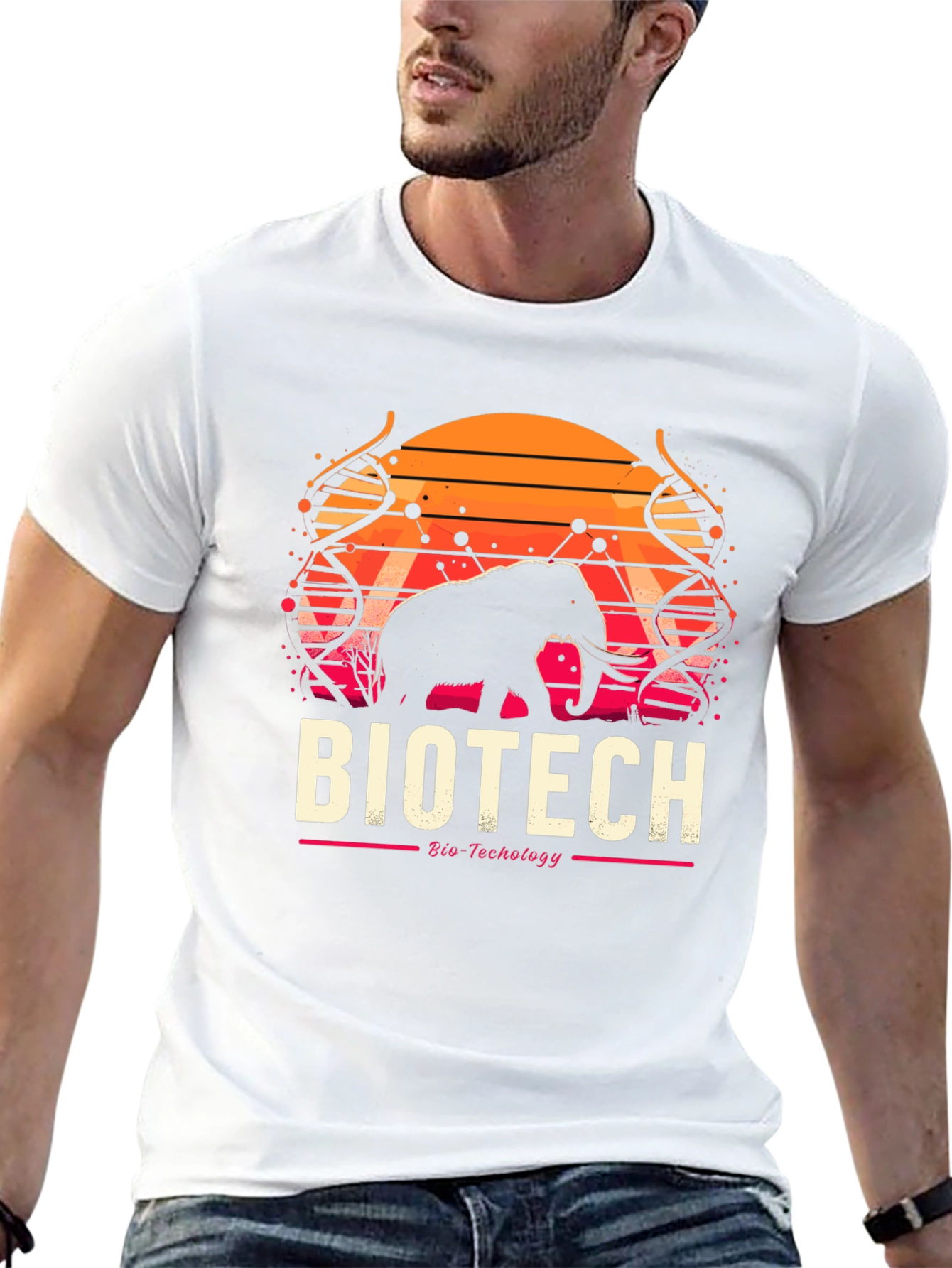 Biotech Elephant T-Shirt - Science & Nature Tee