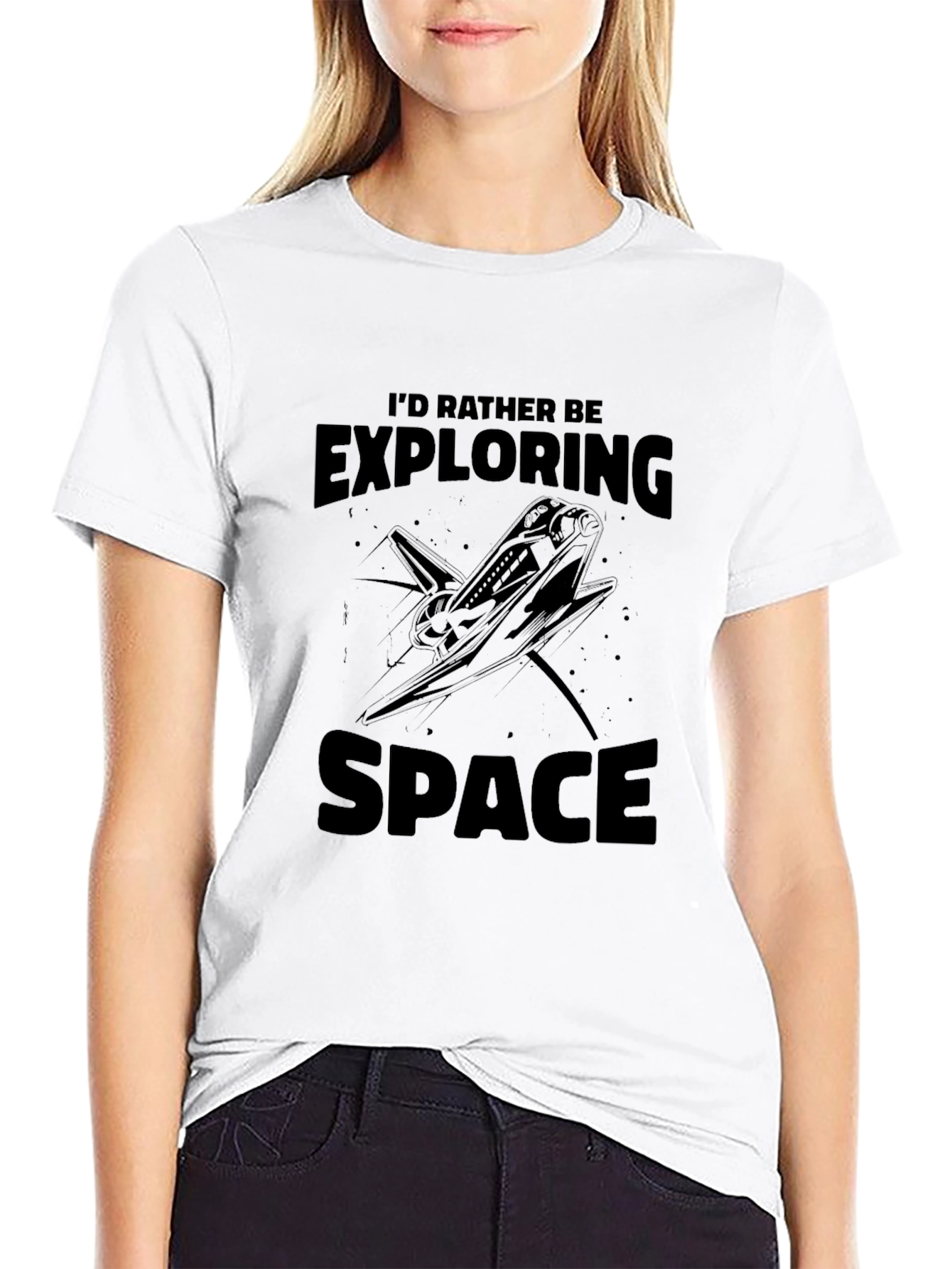 Explore Space Black T-Shirt