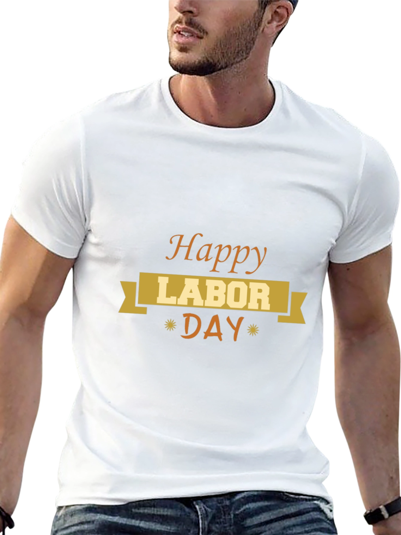 Happy Labor Day T-Shirt - Mens Graphic Tee