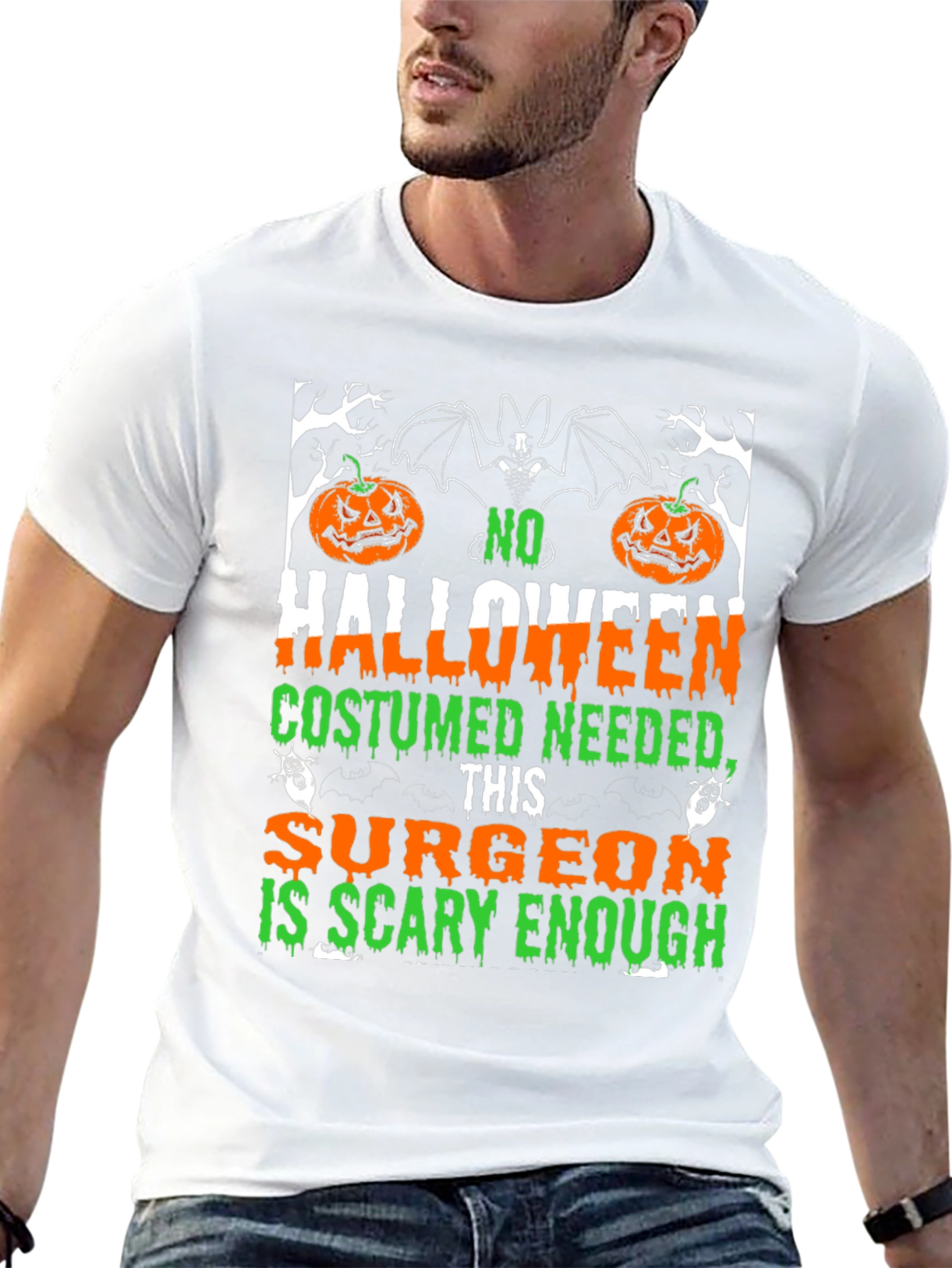 Surgeon Scary Enough Halloween T-Shirt