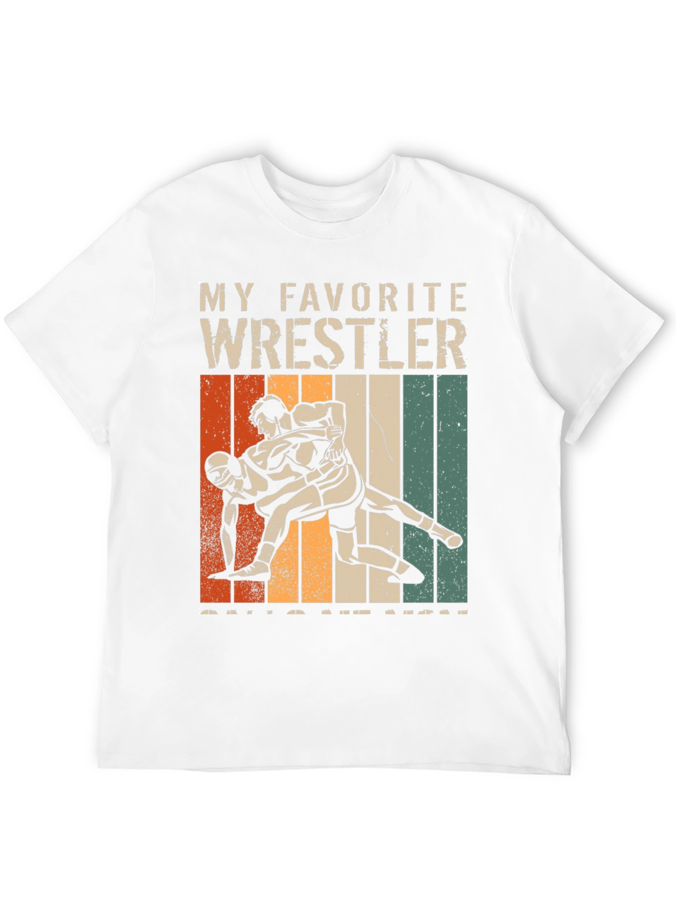 My Favorite Wrestler T-Shirt - Retro Style