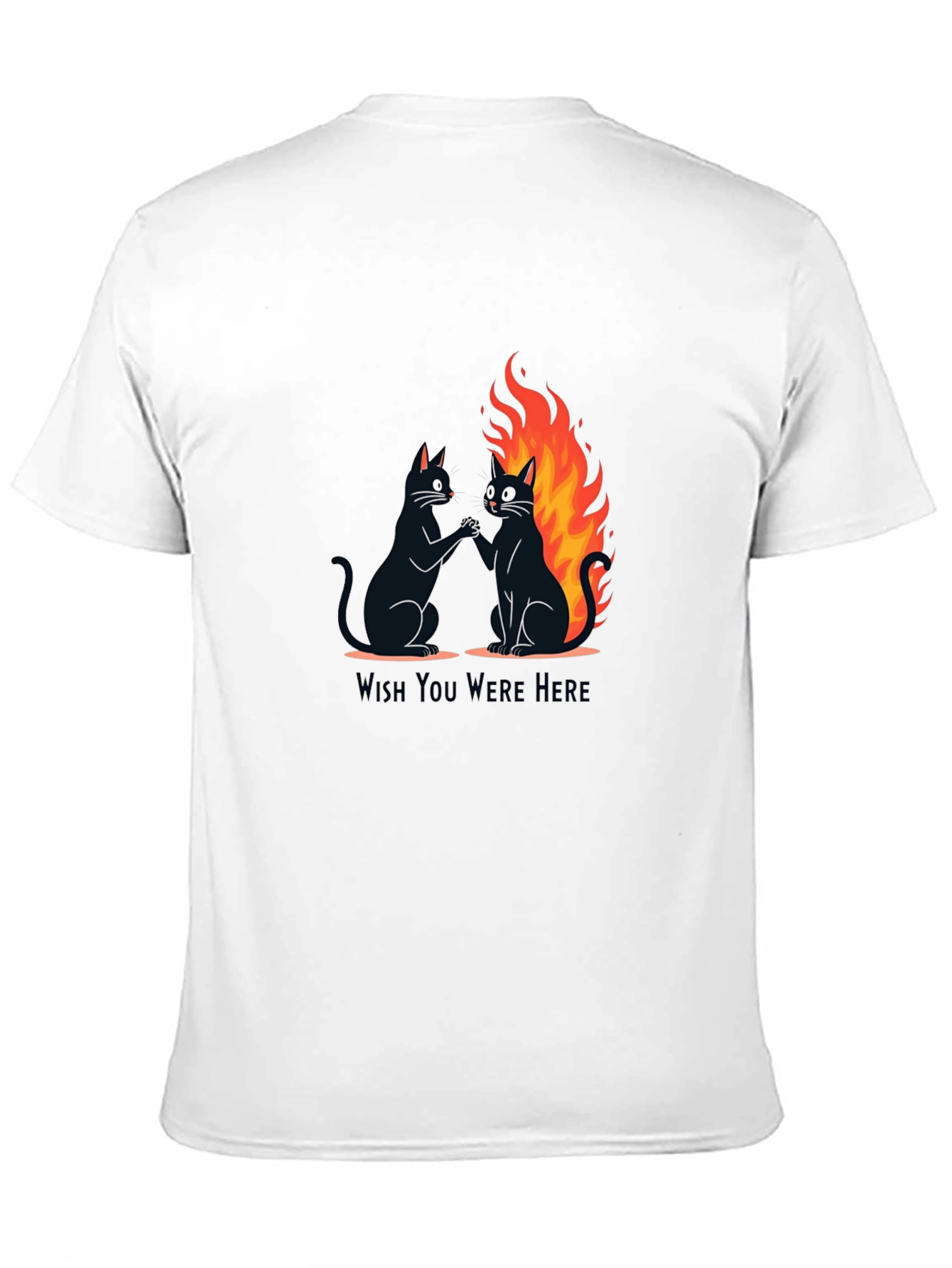 Wish You Were Here Cats T-Shirt