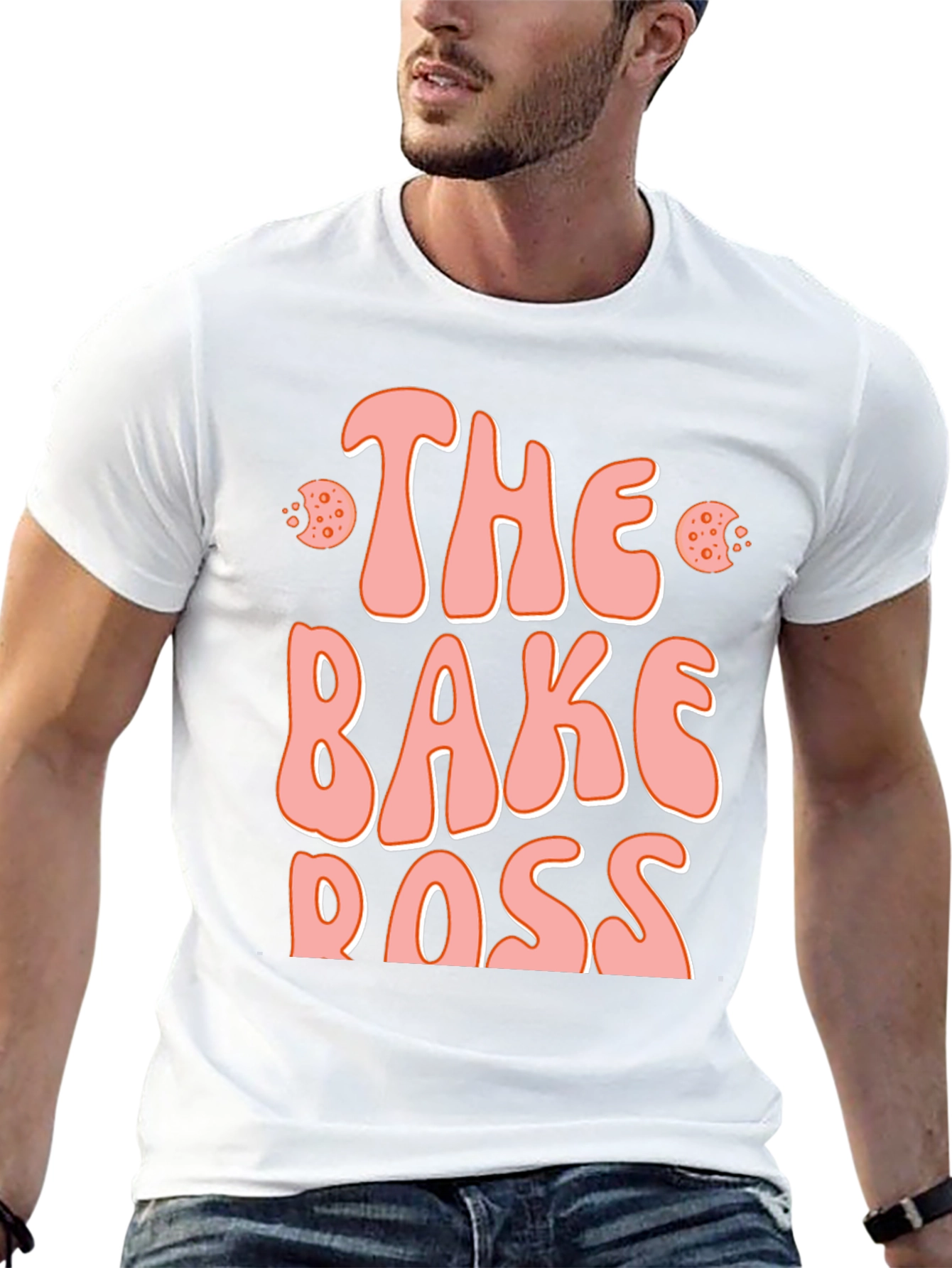 The Bake Boss Black Graphic T-Shirt