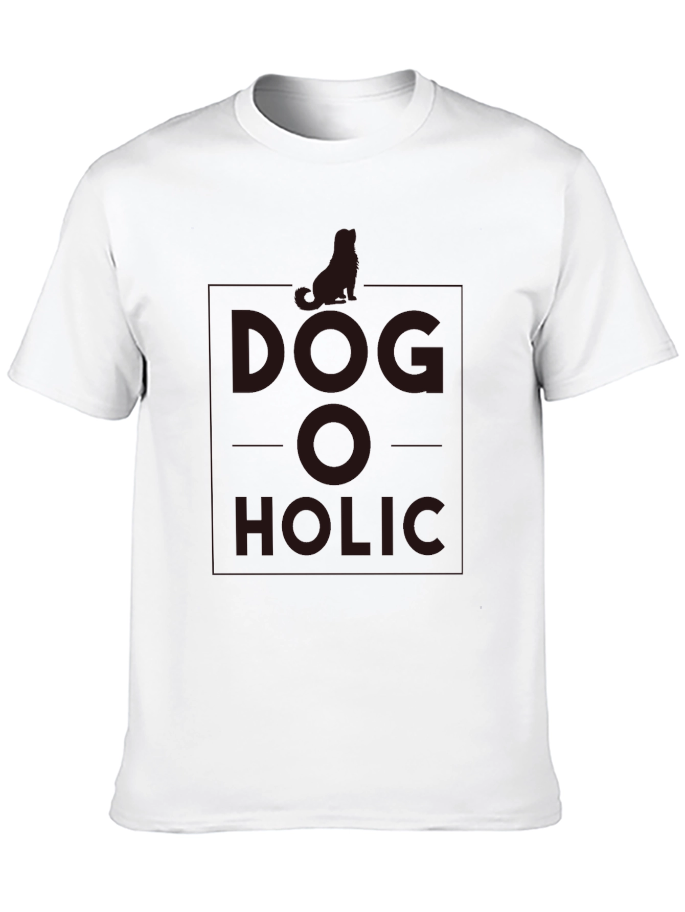 Dog-o-holic Graphic Tee - Black T-Shirt