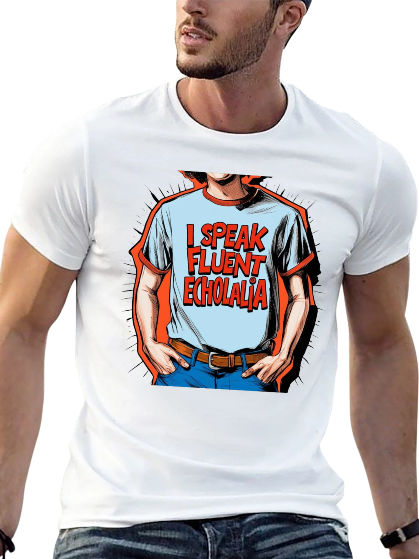 I Speak Fluent Echolalia Graphic Tee