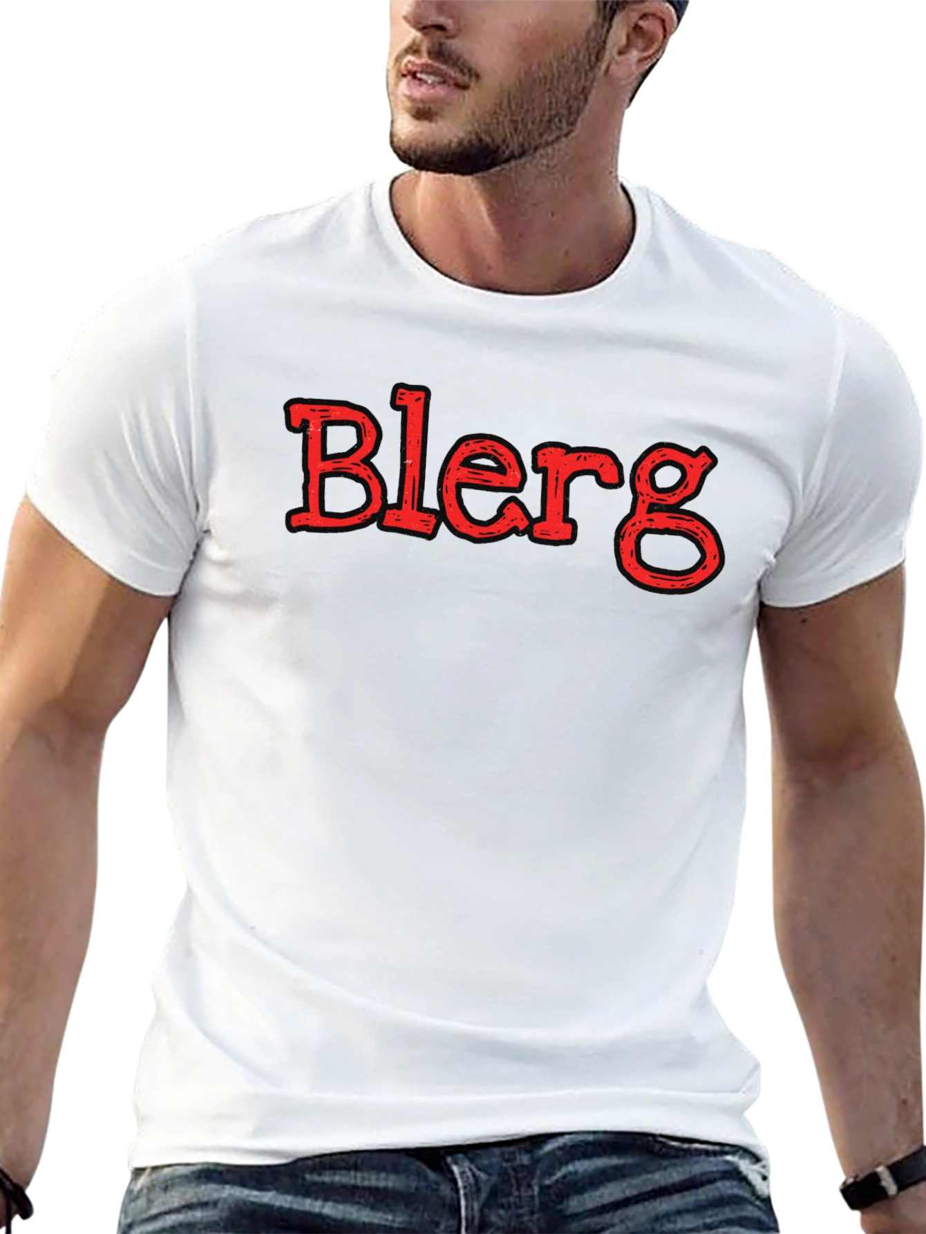 Blerg Graphic Tee - Unisex Black T-Shirt
