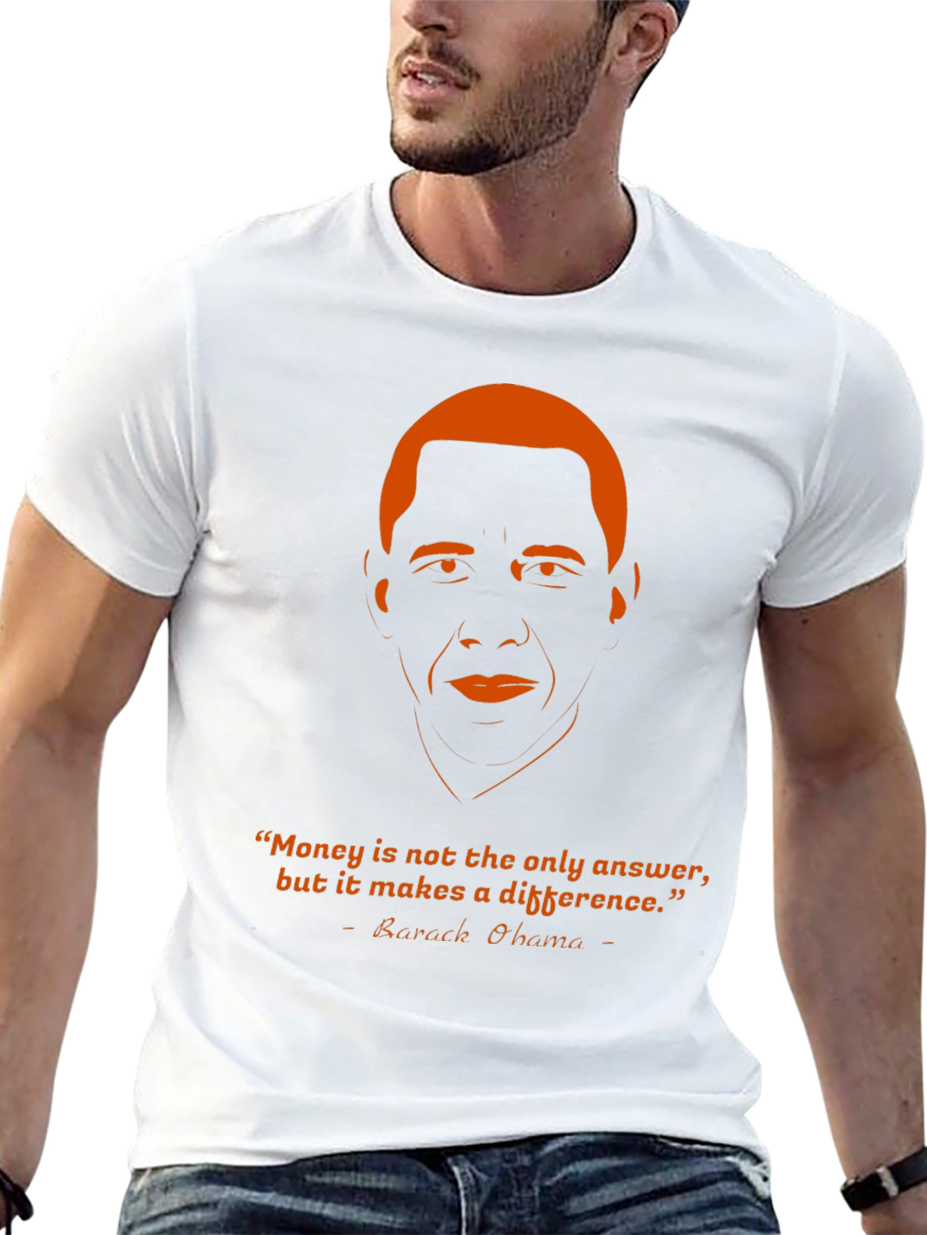 Obama Quote Graphic T-Shirt