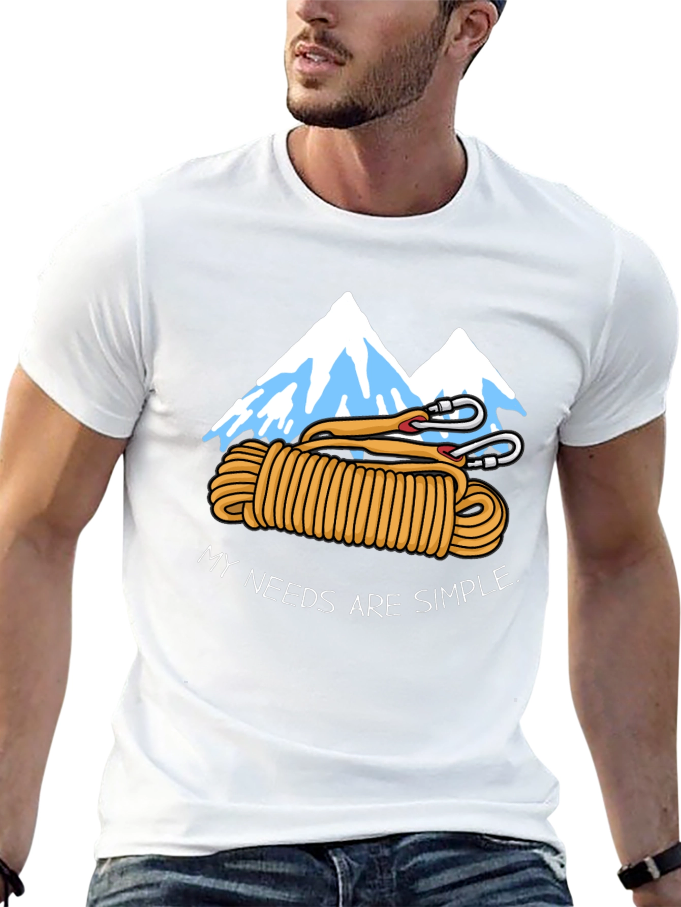 Climbing Lover T-Shirt - My Needs Are Simple