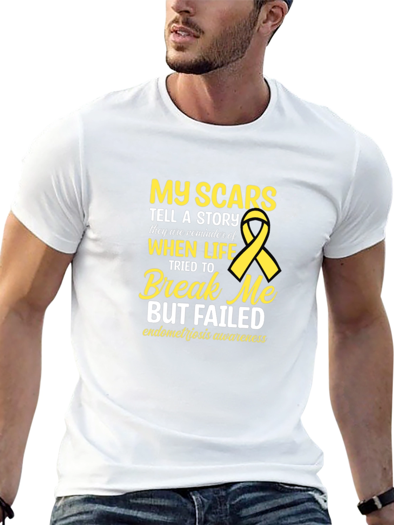 Endometriosis Awareness T-Shirt: My Scars Tell a Story
