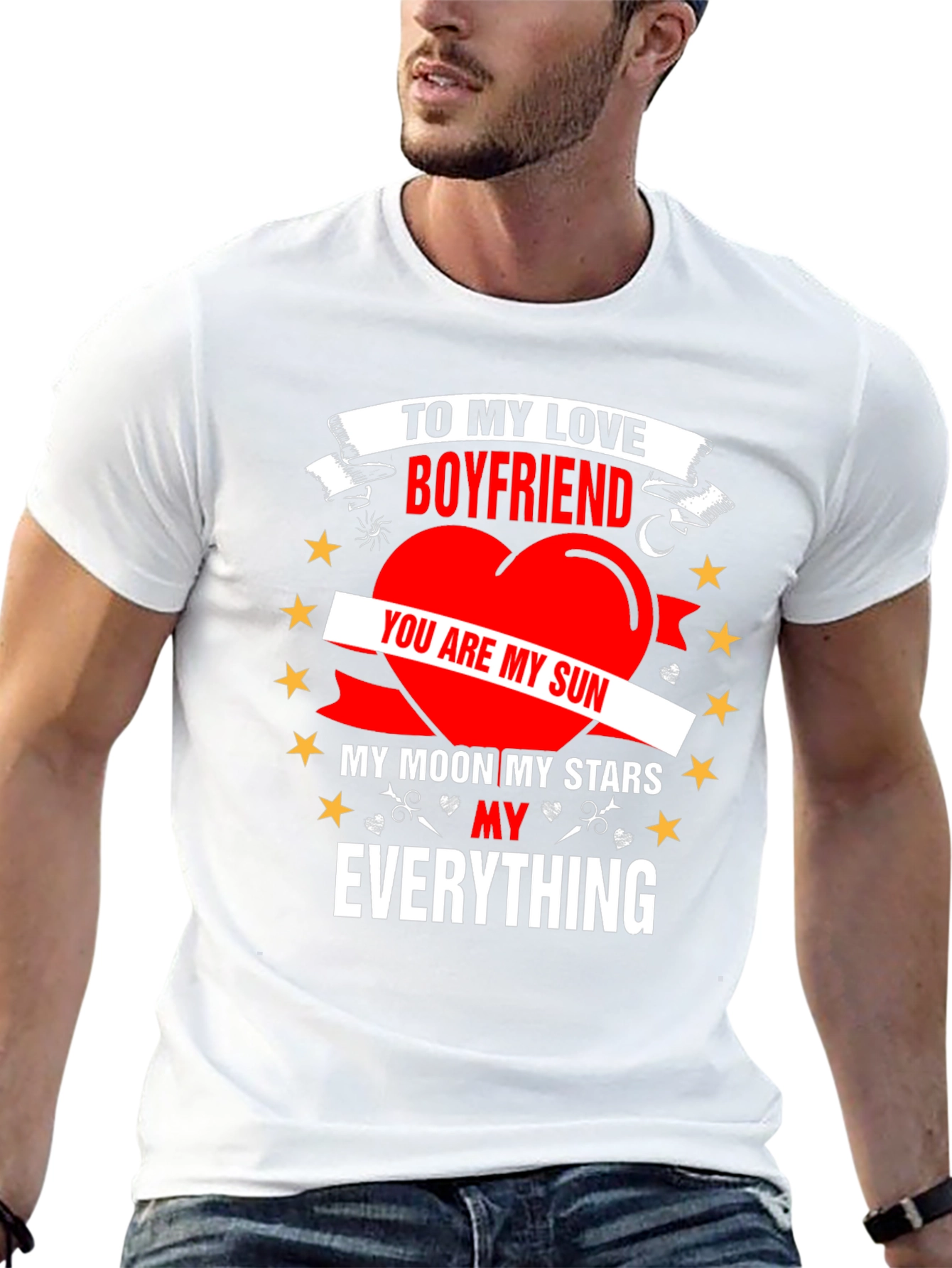 To My Love Boyfriend Graphic Tee