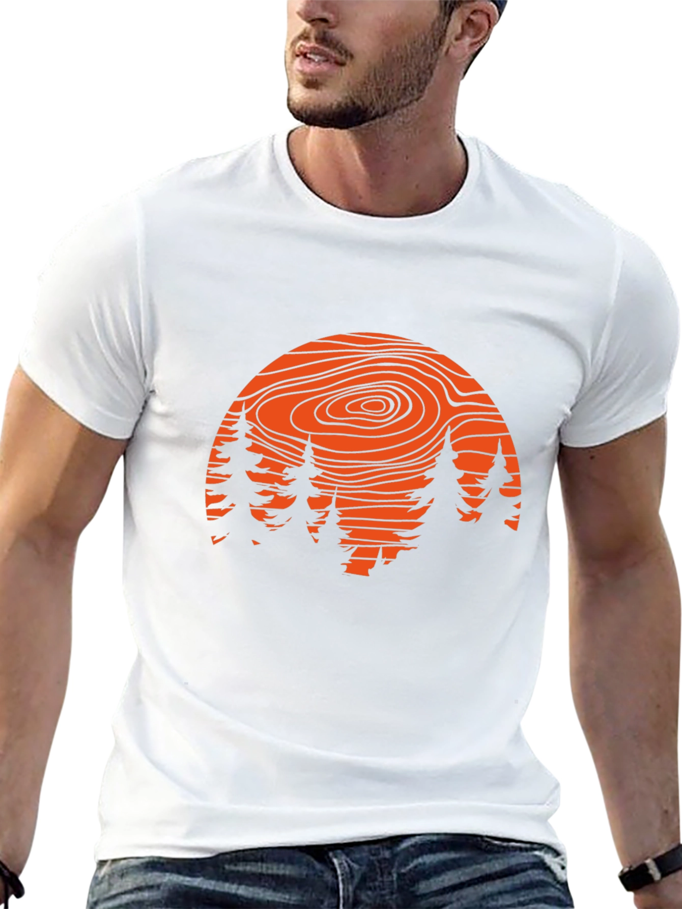 Sunset Forest Graphic Tee