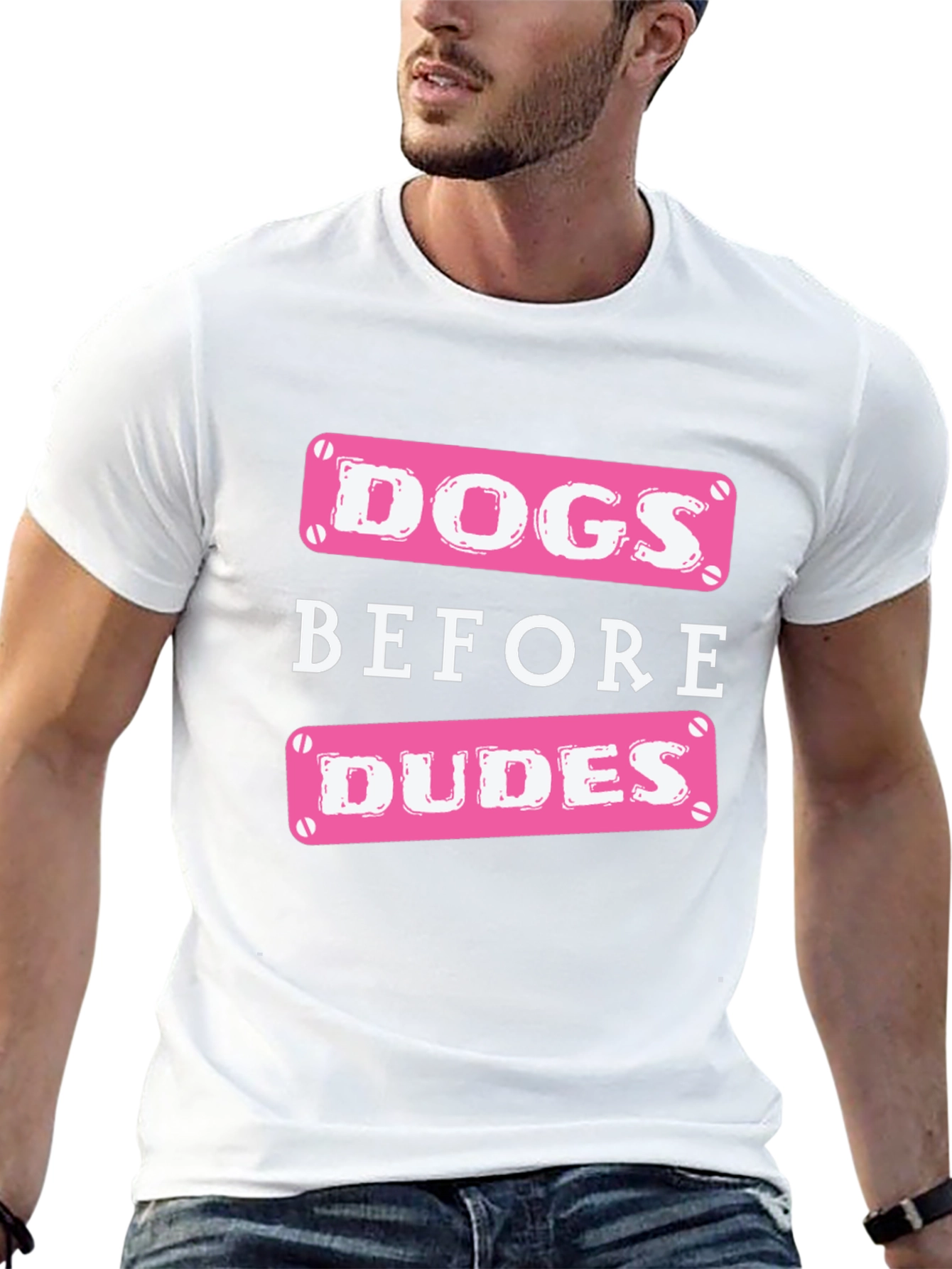 Dogs Before Dudes Graphic T-Shirt
