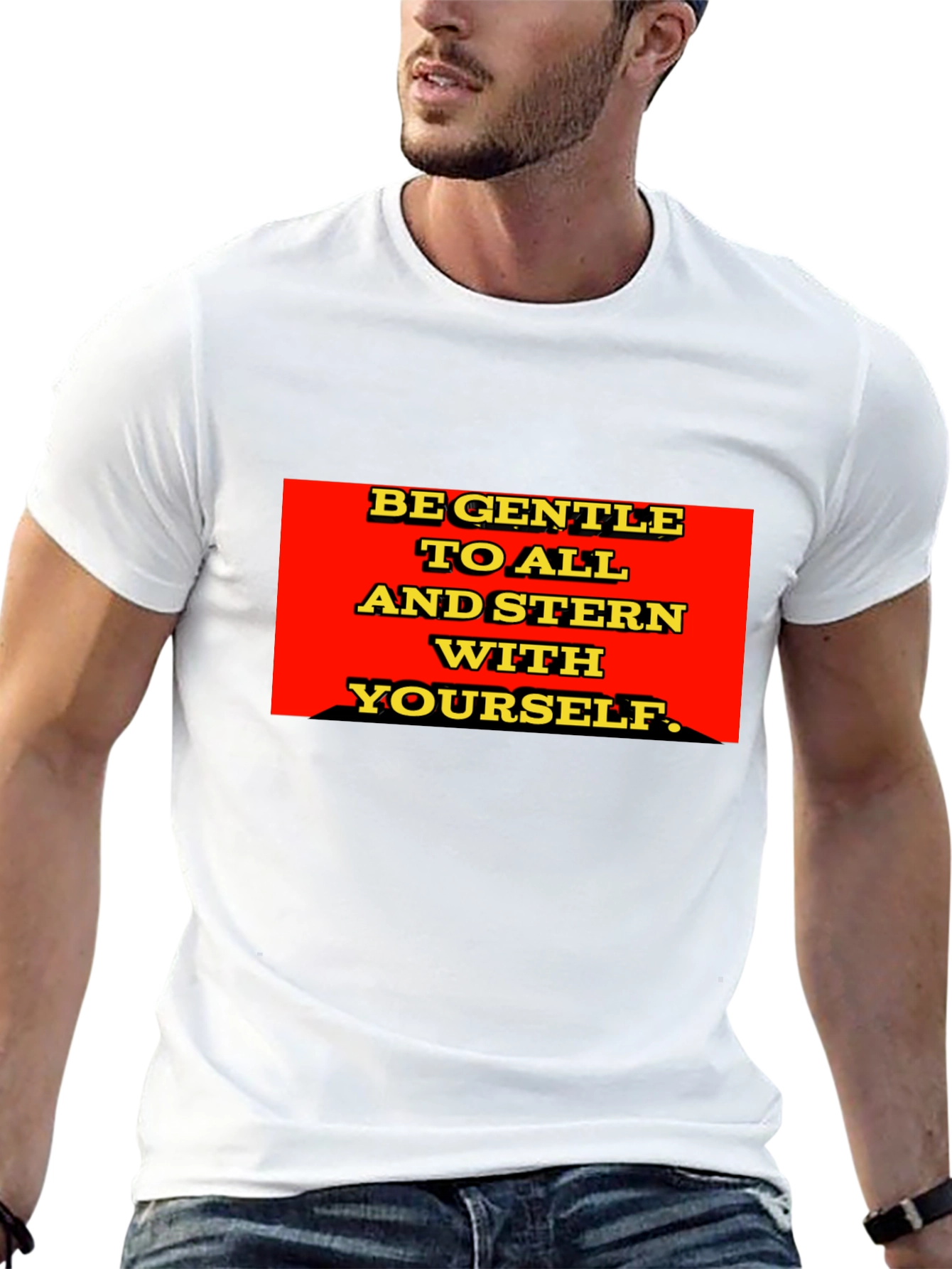 Gentle & Stern T-Shirt: Inspirational Graphic Tee