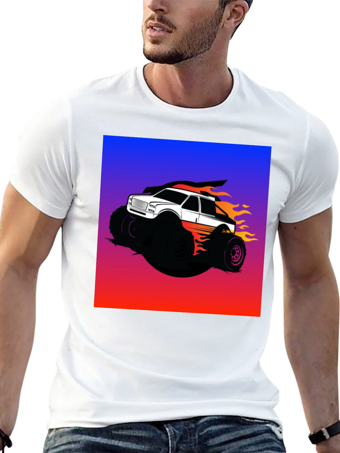 Monster Truck Graphic T-Shirt - Bold and Unique Design