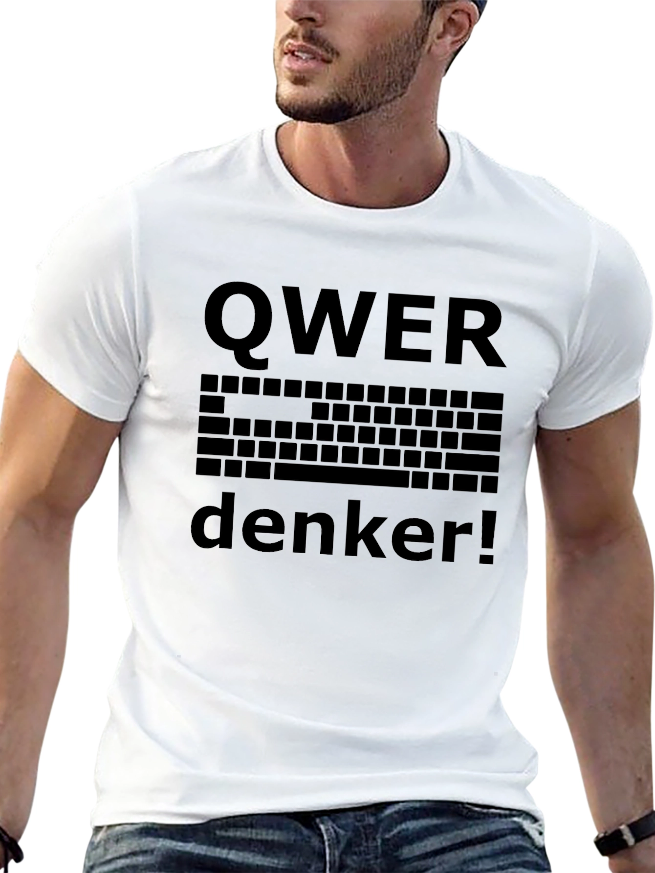 QWER Denker T-Shirt - Keyboard Layout Design